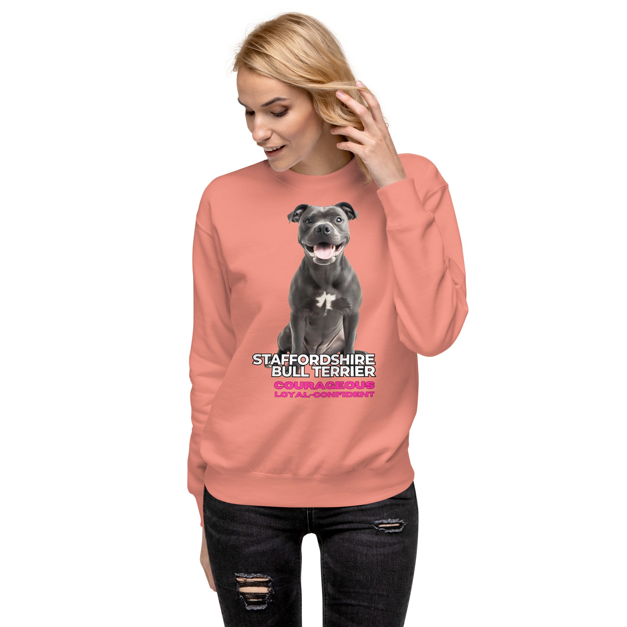 Staffordshire Bull Terrier Unisex Premium Sweatshirt