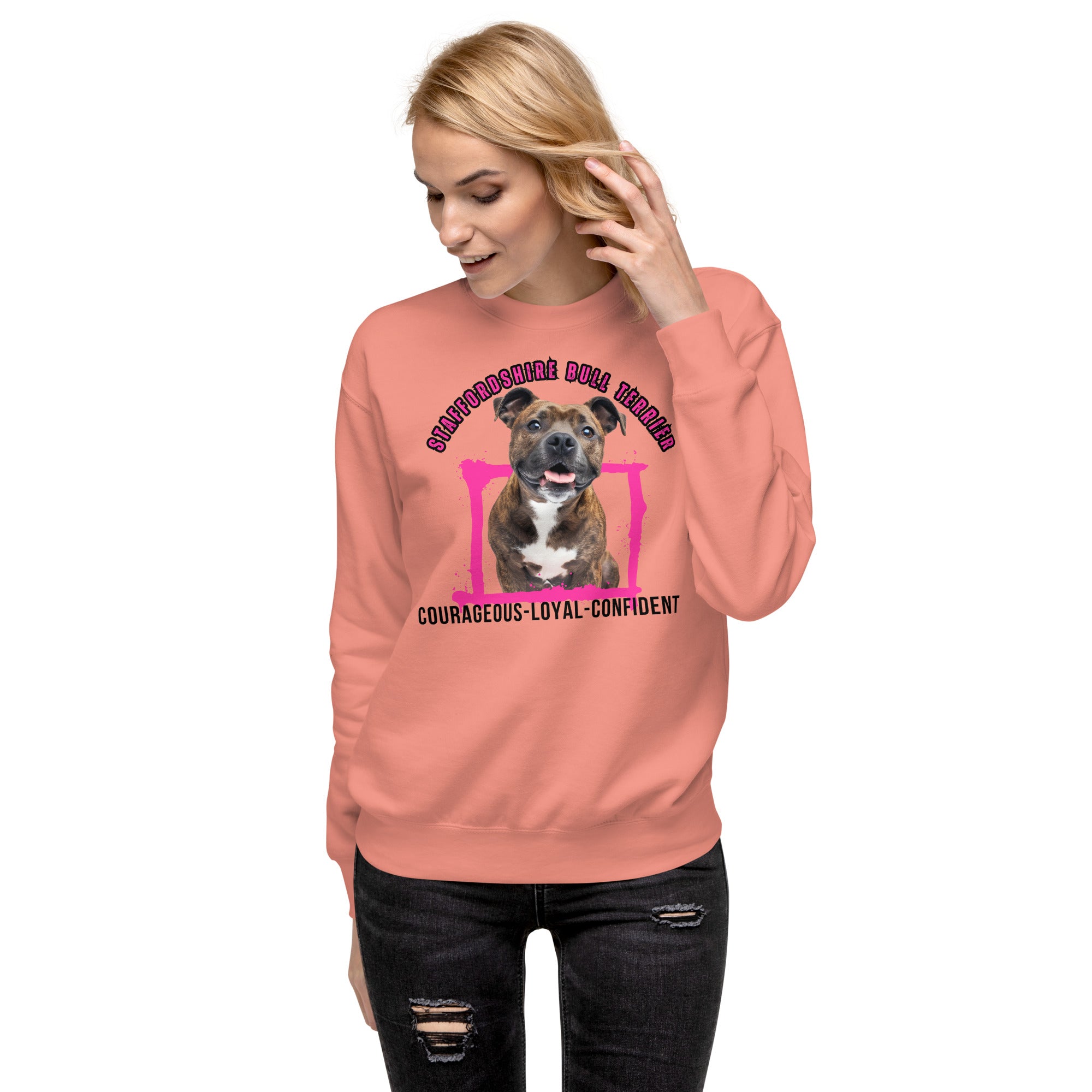 Staffordshire Bull Terrier Unisex Premium Sweatshirt