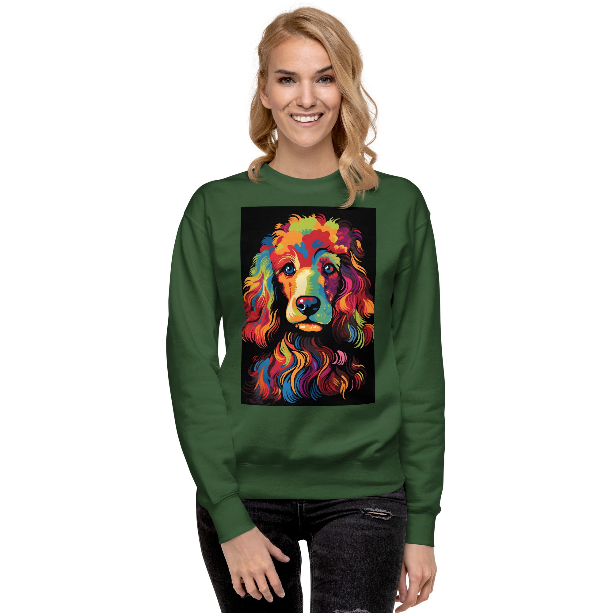 Poodle Unisex Premium Sweatshirt