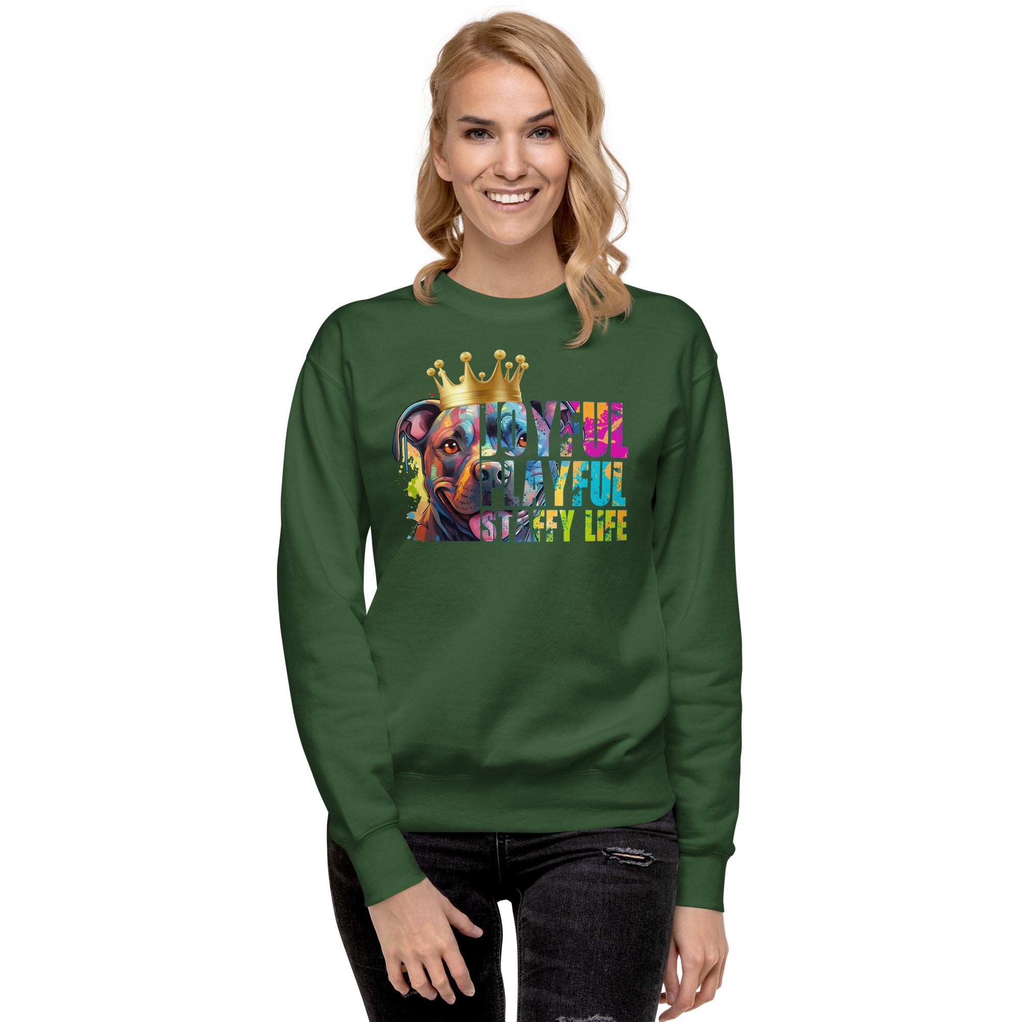 Staffordshire Bull Terrier Unisex Premium Sweatshirt