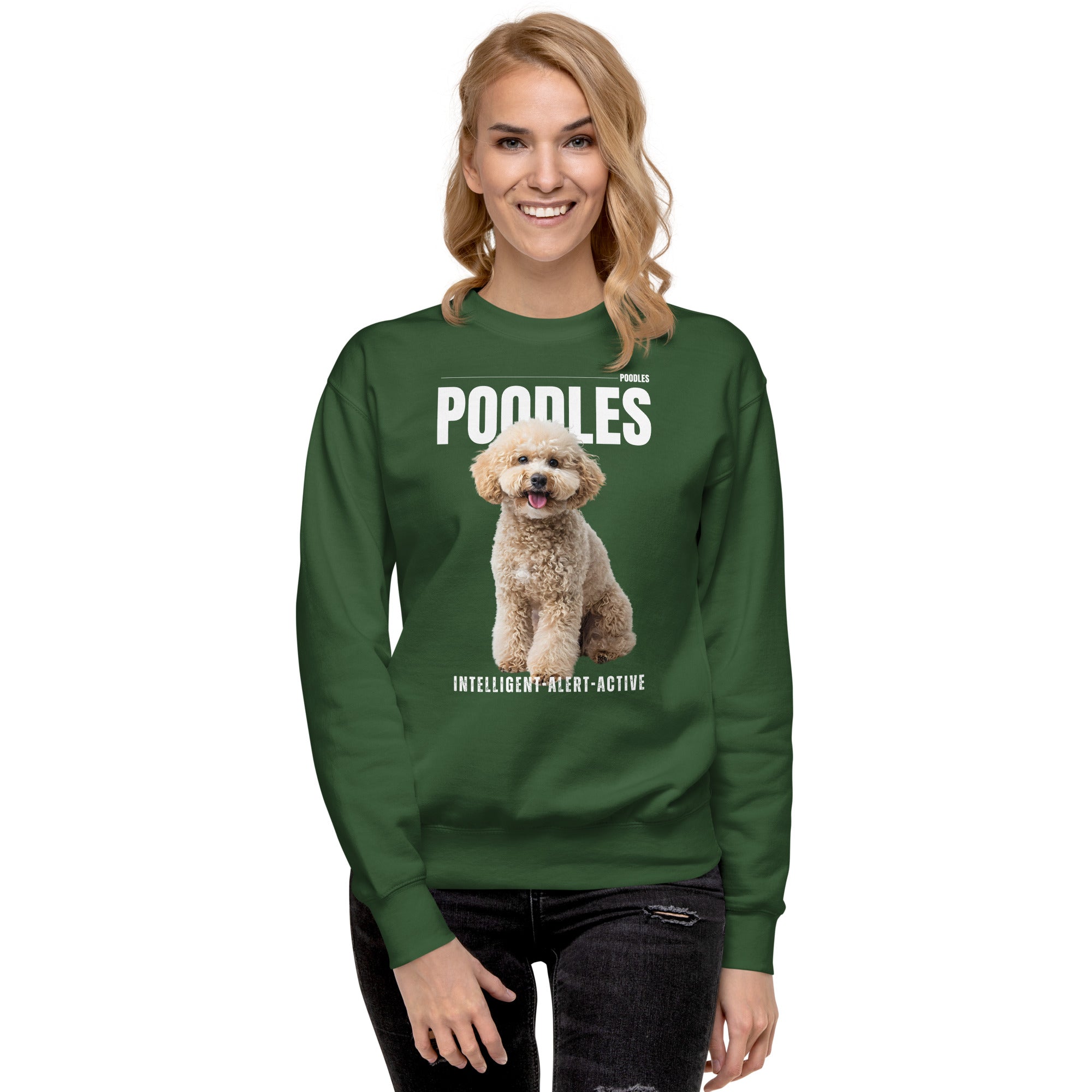 Poodle Unisex Premium Sweatshirt