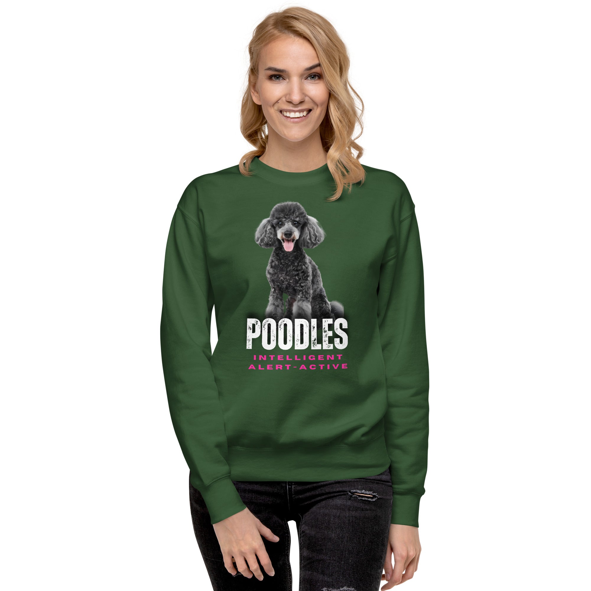 Poodle Unisex Premium Sweatshirt