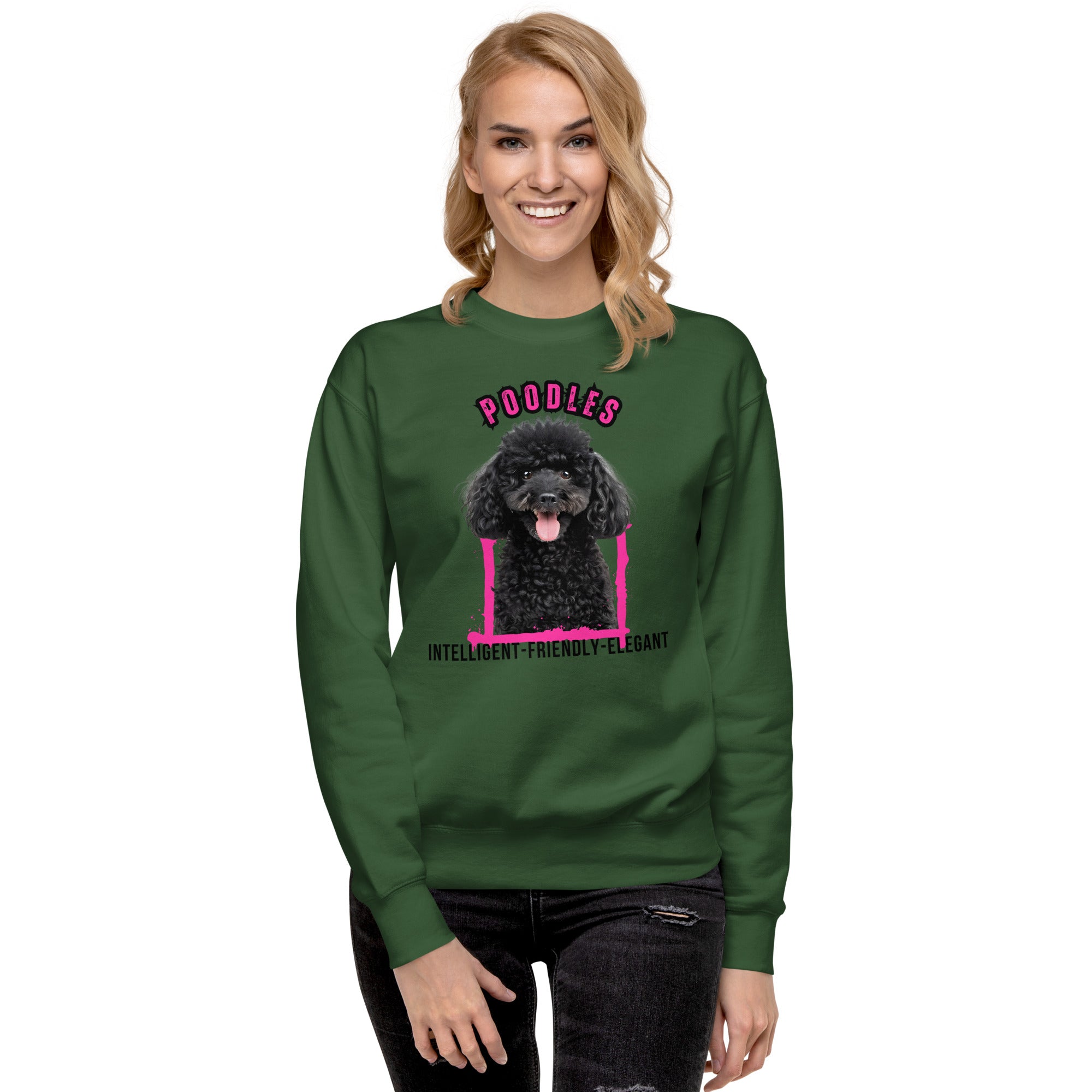 Poodle Unisex Premium Sweatshirt