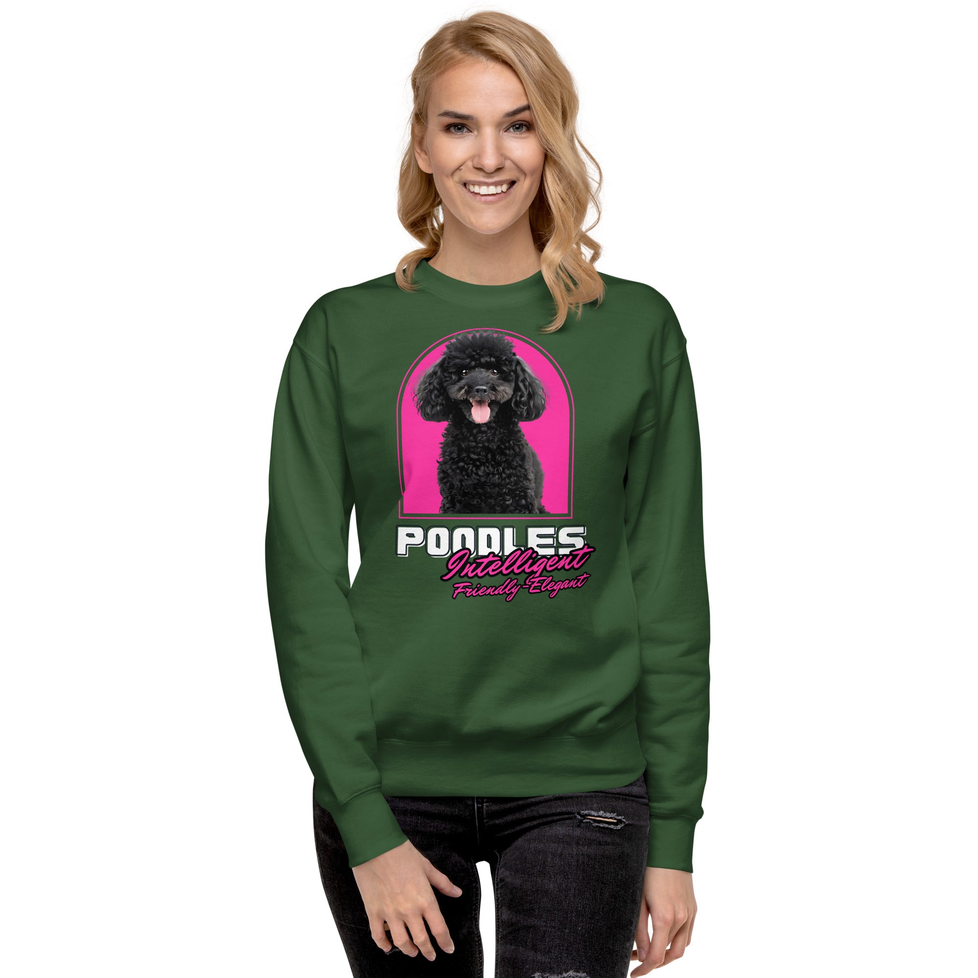 Poodle Unisex Premium Sweatshirt