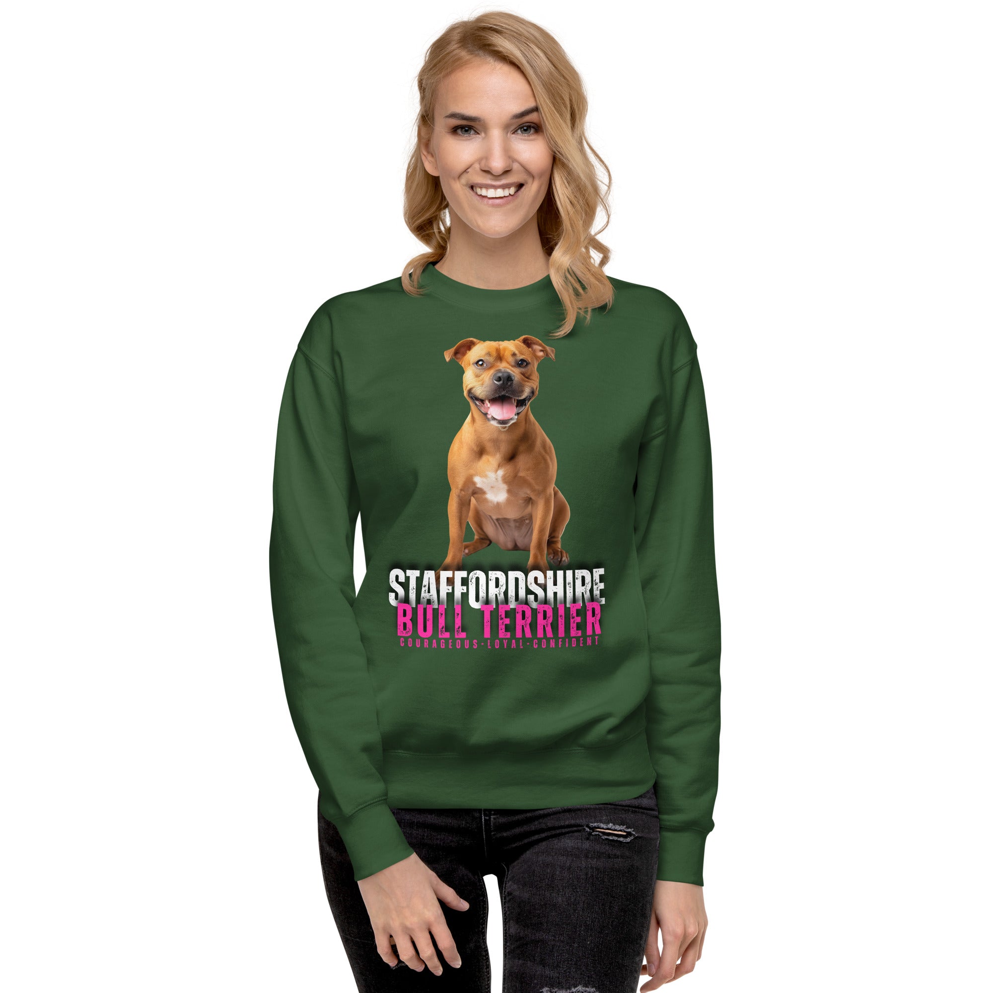 Staffordshire Bull Terrier Unisex Premium Sweatshirt