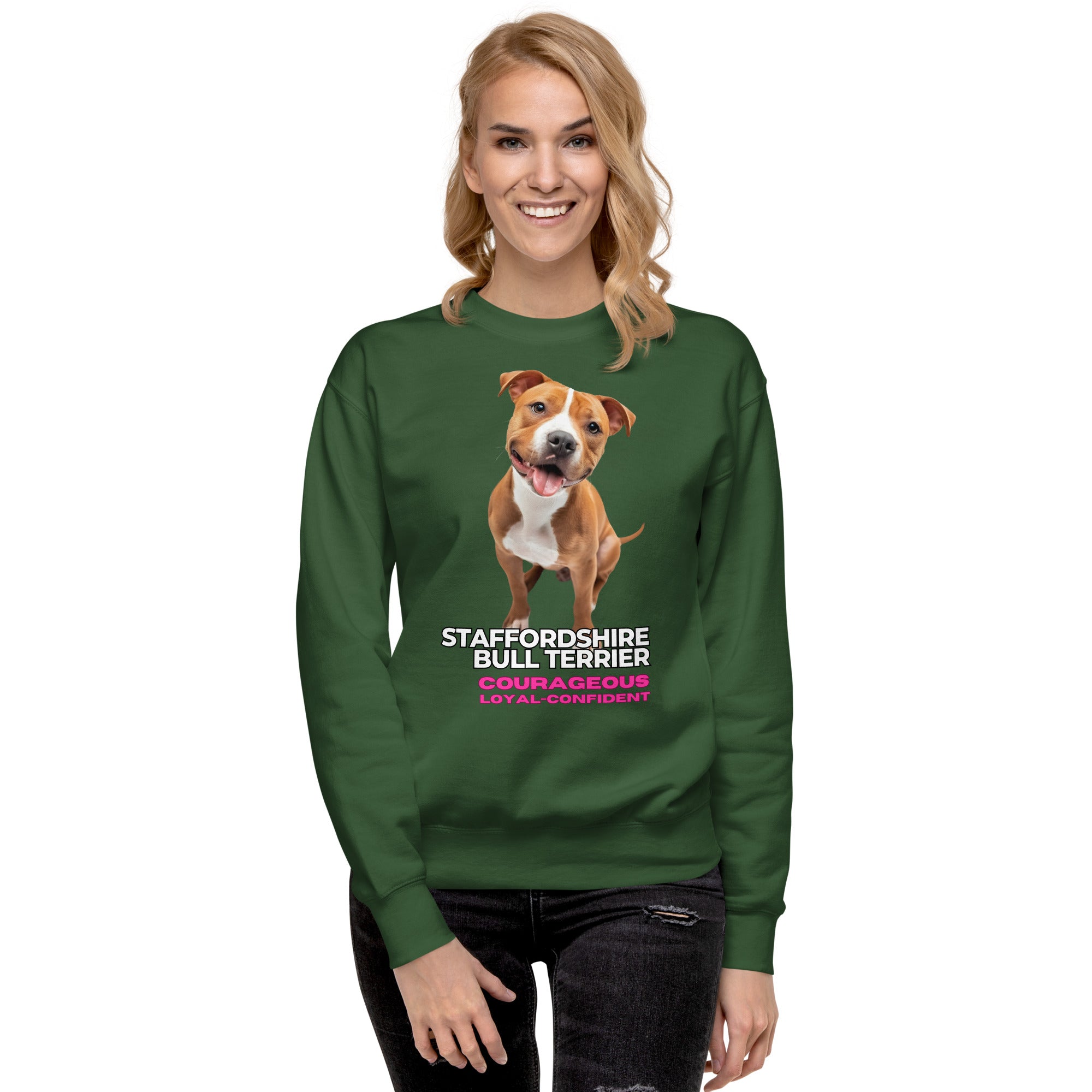 Staffordshire Bull Terrier Unisex Premium Sweatshirt