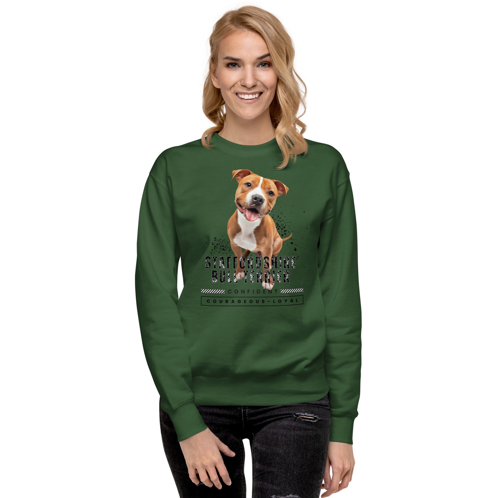 Staffordshire Bull Terrier Unisex Premium Sweatshirt