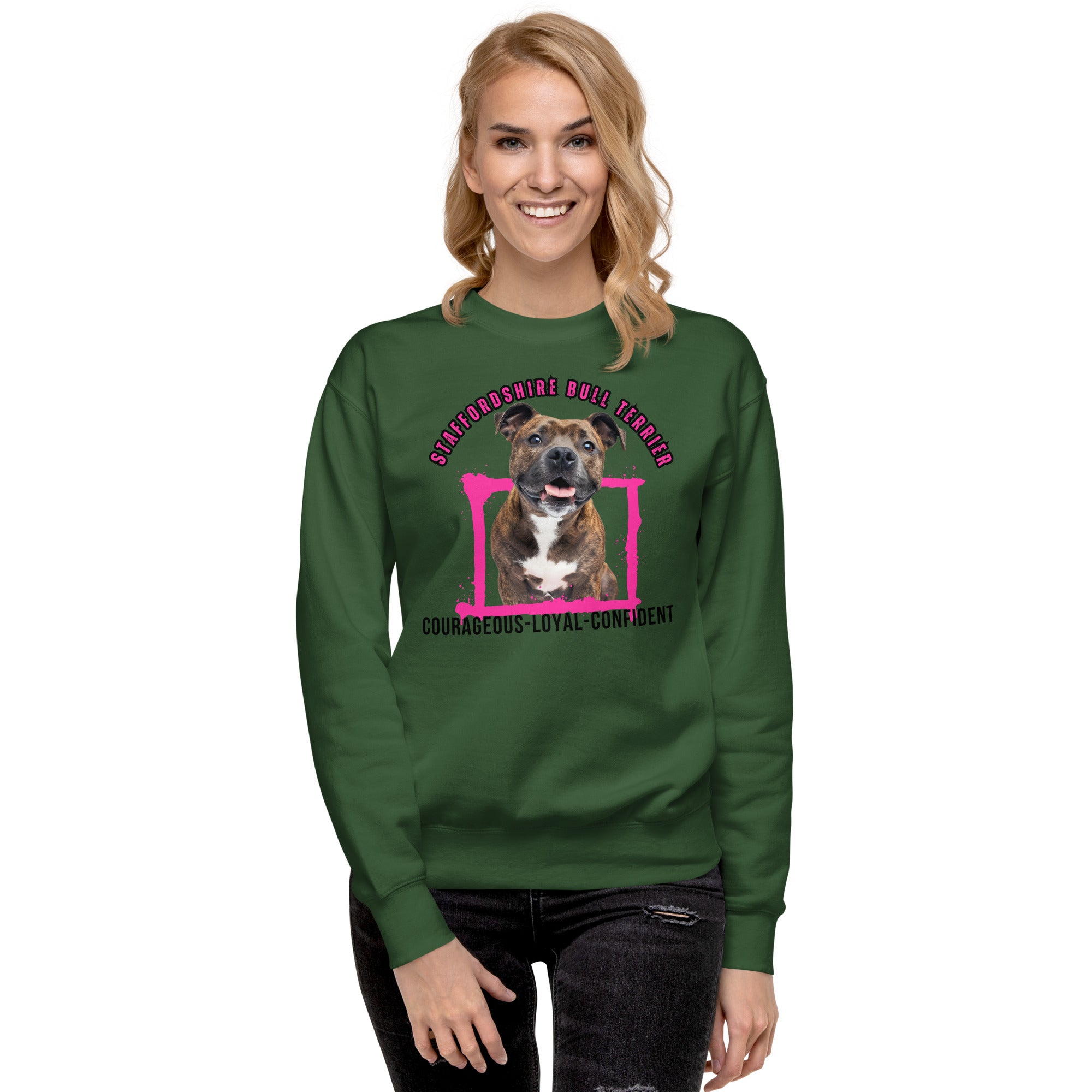 Staffordshire Bull Terrier Unisex Premium Sweatshirt