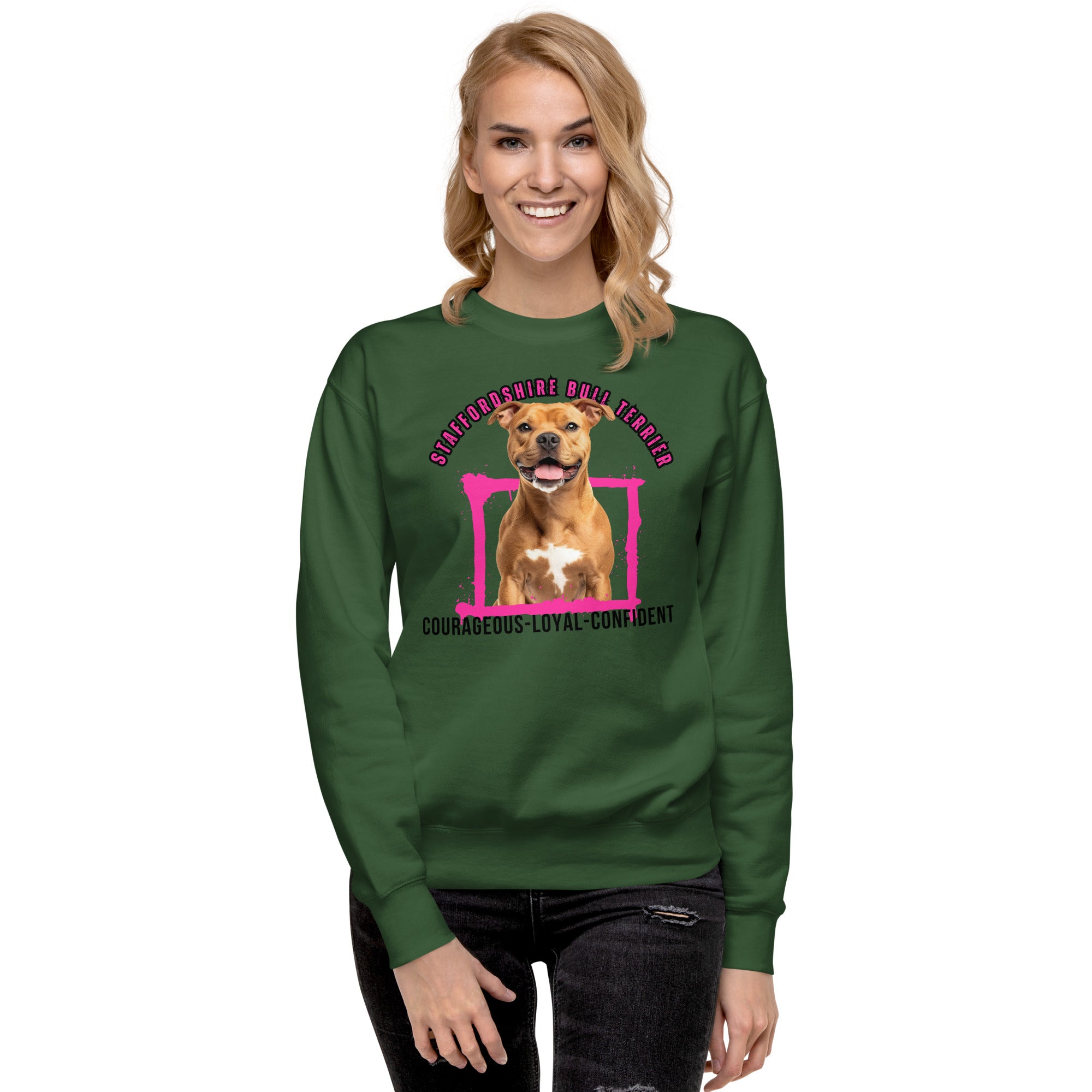 Staffordshire Bull Terrier Unisex Premium Sweatshirt