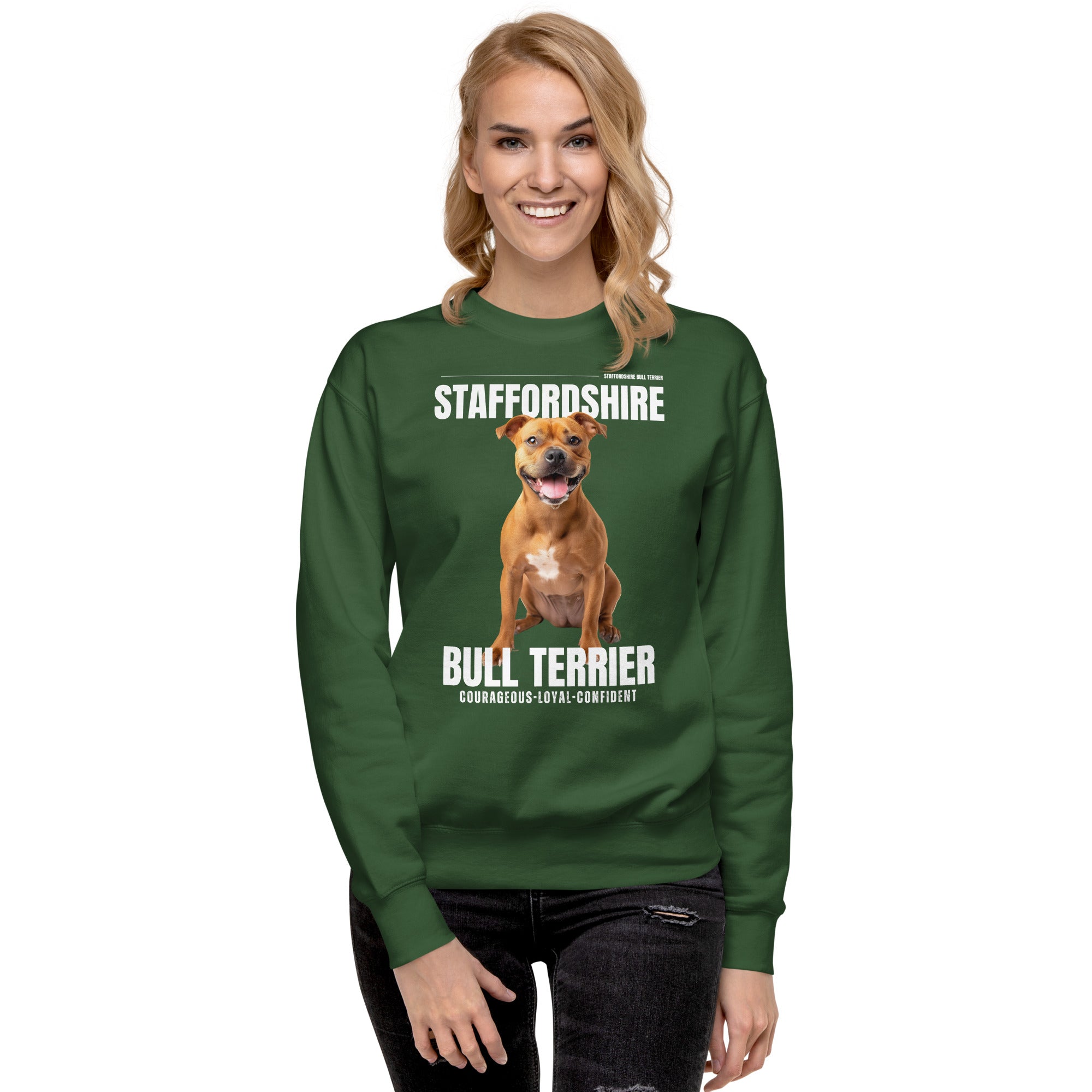 Staffordshire Bull Terrier Unisex Premium Sweatshirt