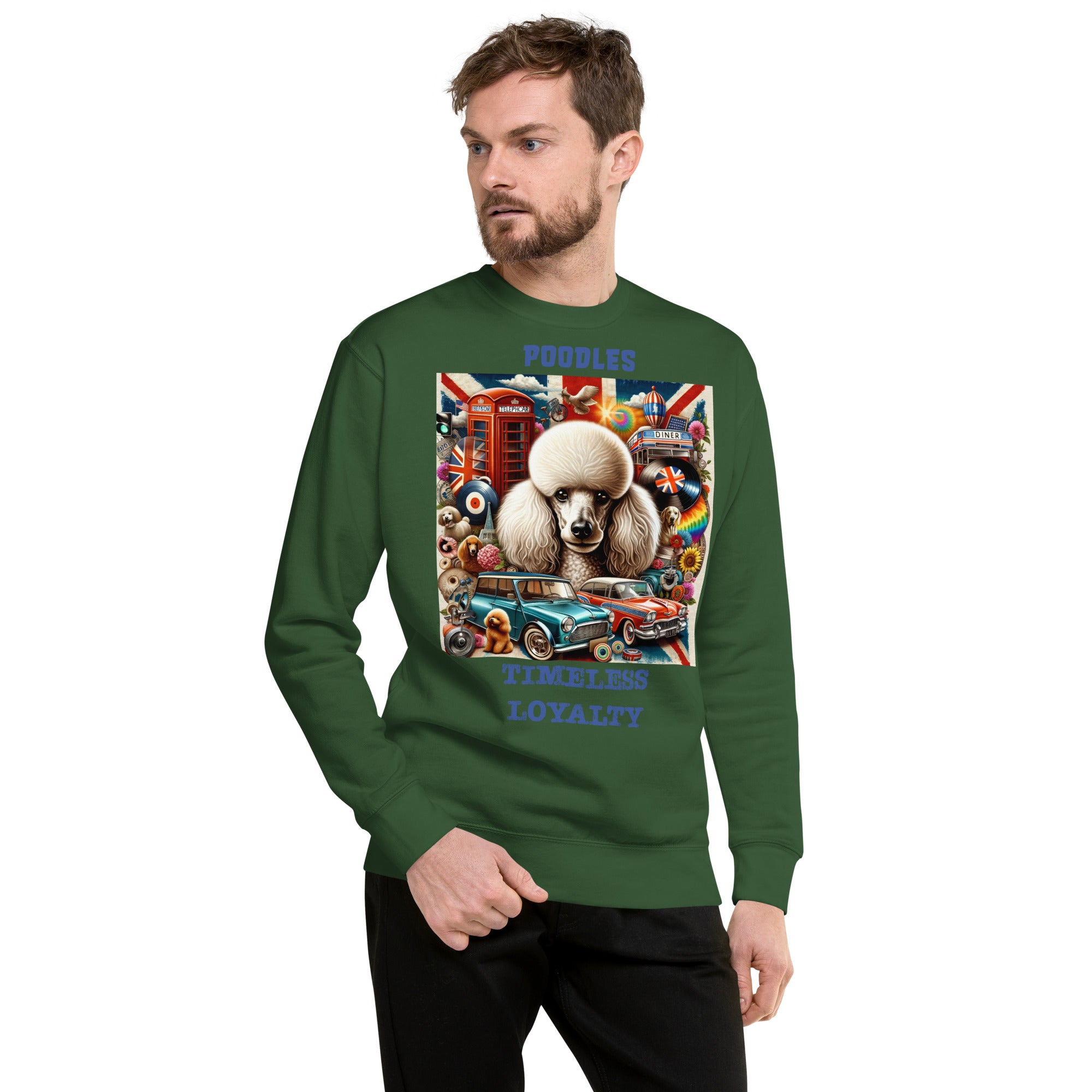 Poodle Unisex Premium Sweatshirt