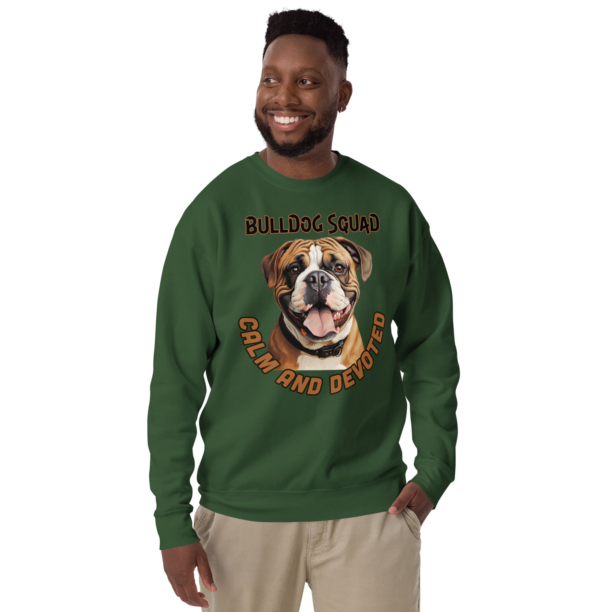 English Bulldog Unisex Premium Sweatshirt