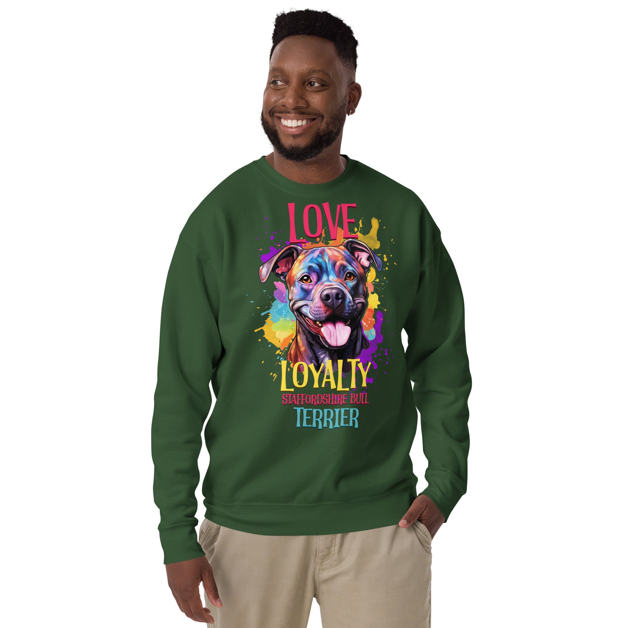 Staffordshire Bull Terrier Unisex Premium Sweatshirt