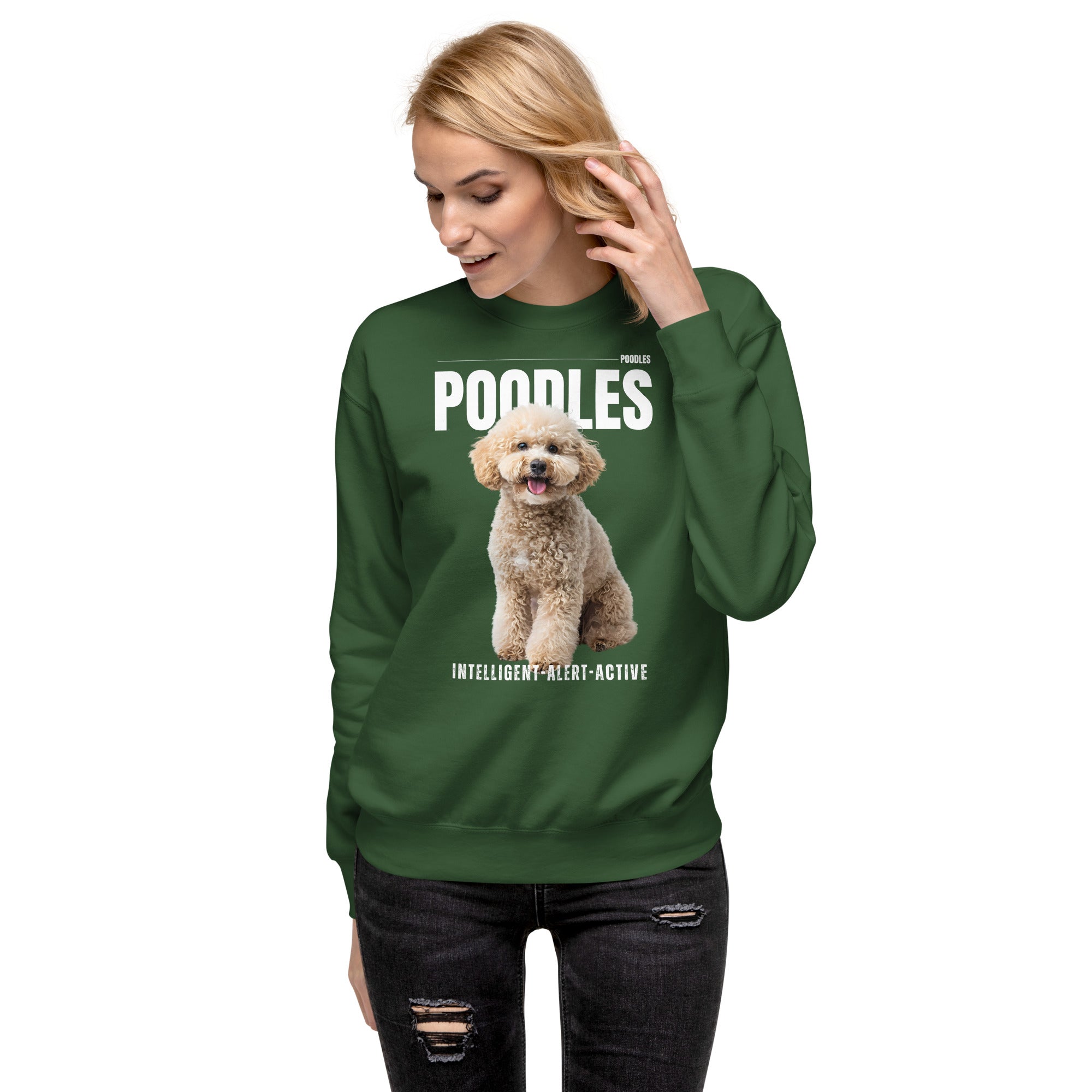 Poodle Unisex Premium Sweatshirt