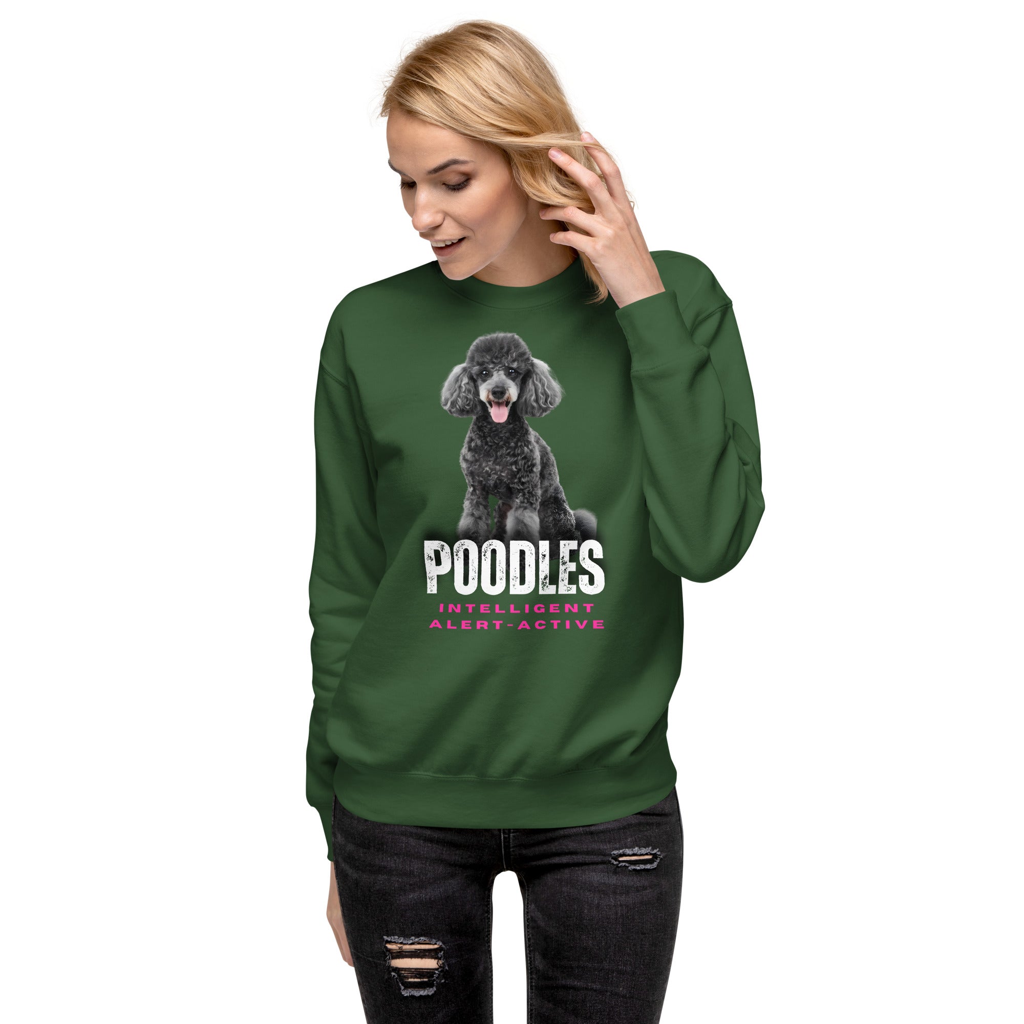 Poodle Unisex Premium Sweatshirt