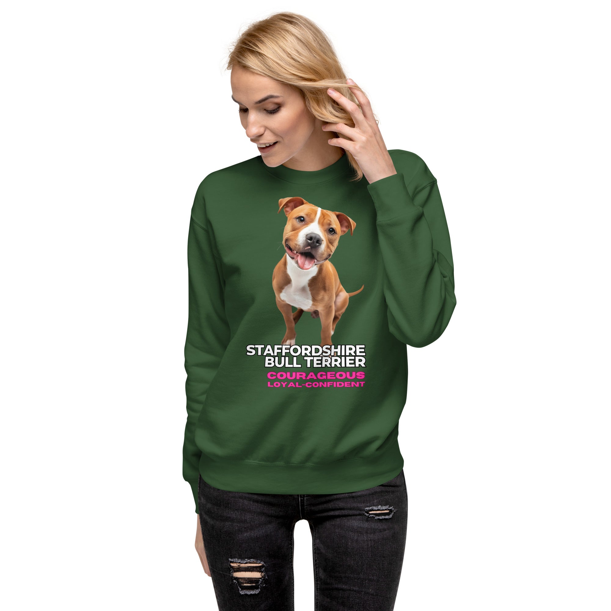 Staffordshire Bull Terrier Unisex Premium Sweatshirt