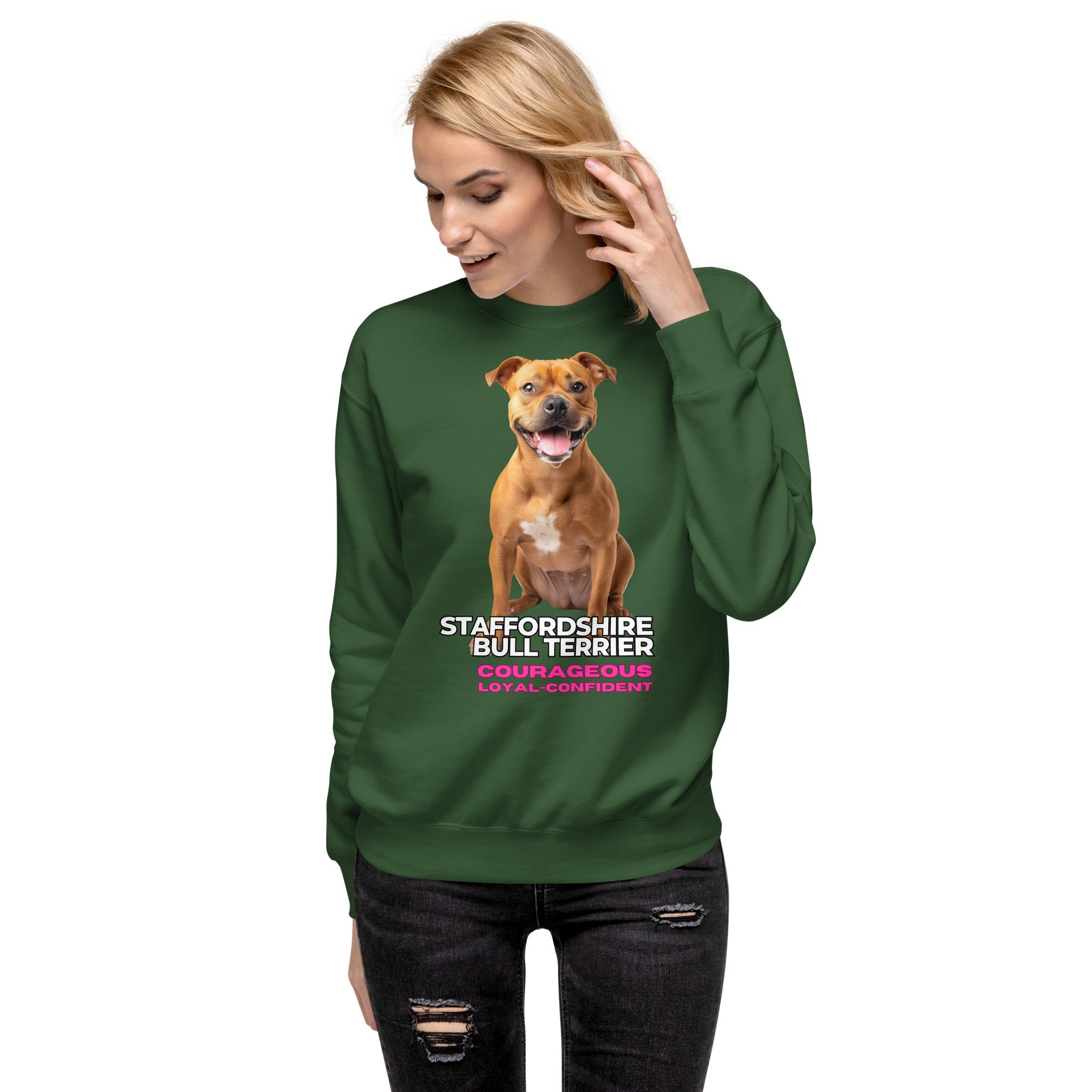 Staffordshire Bull Terrier Unisex Premium Sweatshirt