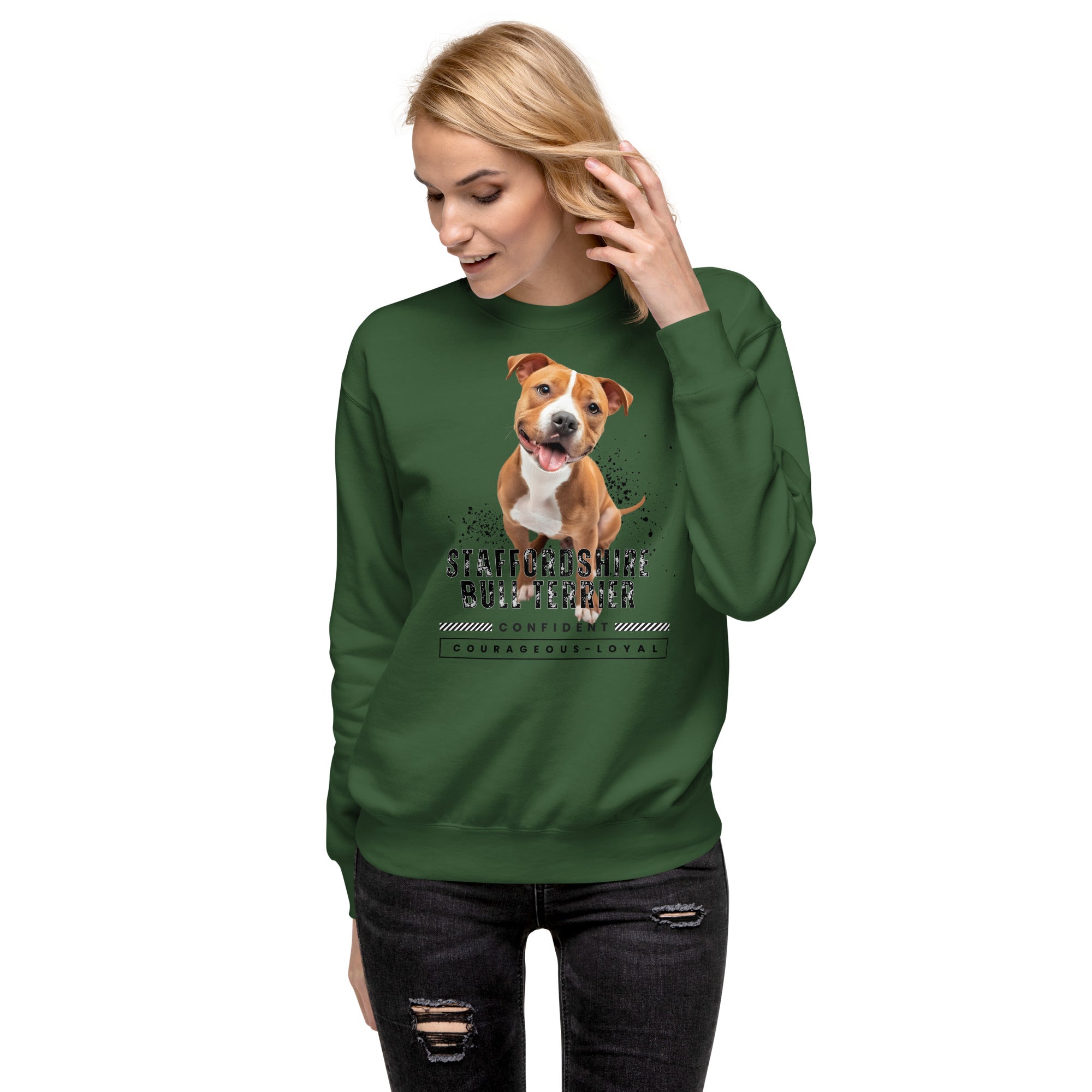 Staffordshire Bull Terrier Unisex Premium Sweatshirt