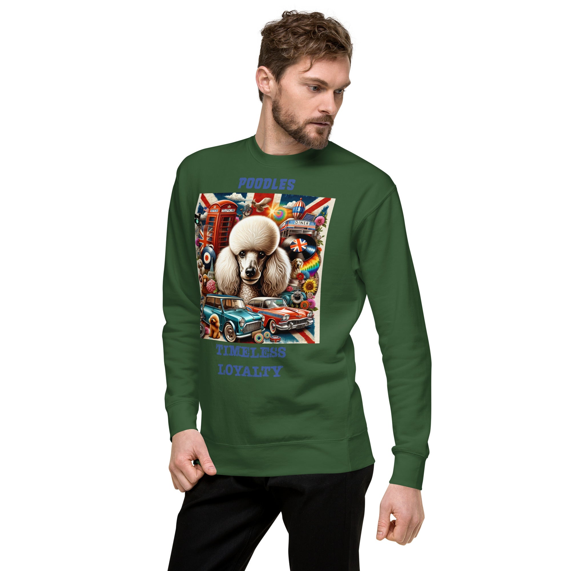 Poodle Unisex Premium Sweatshirt