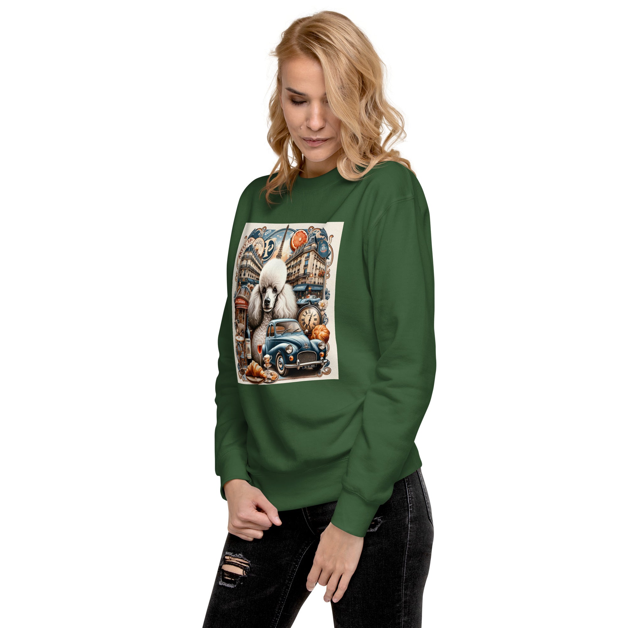 Poodle Unisex Premium Sweatshirt