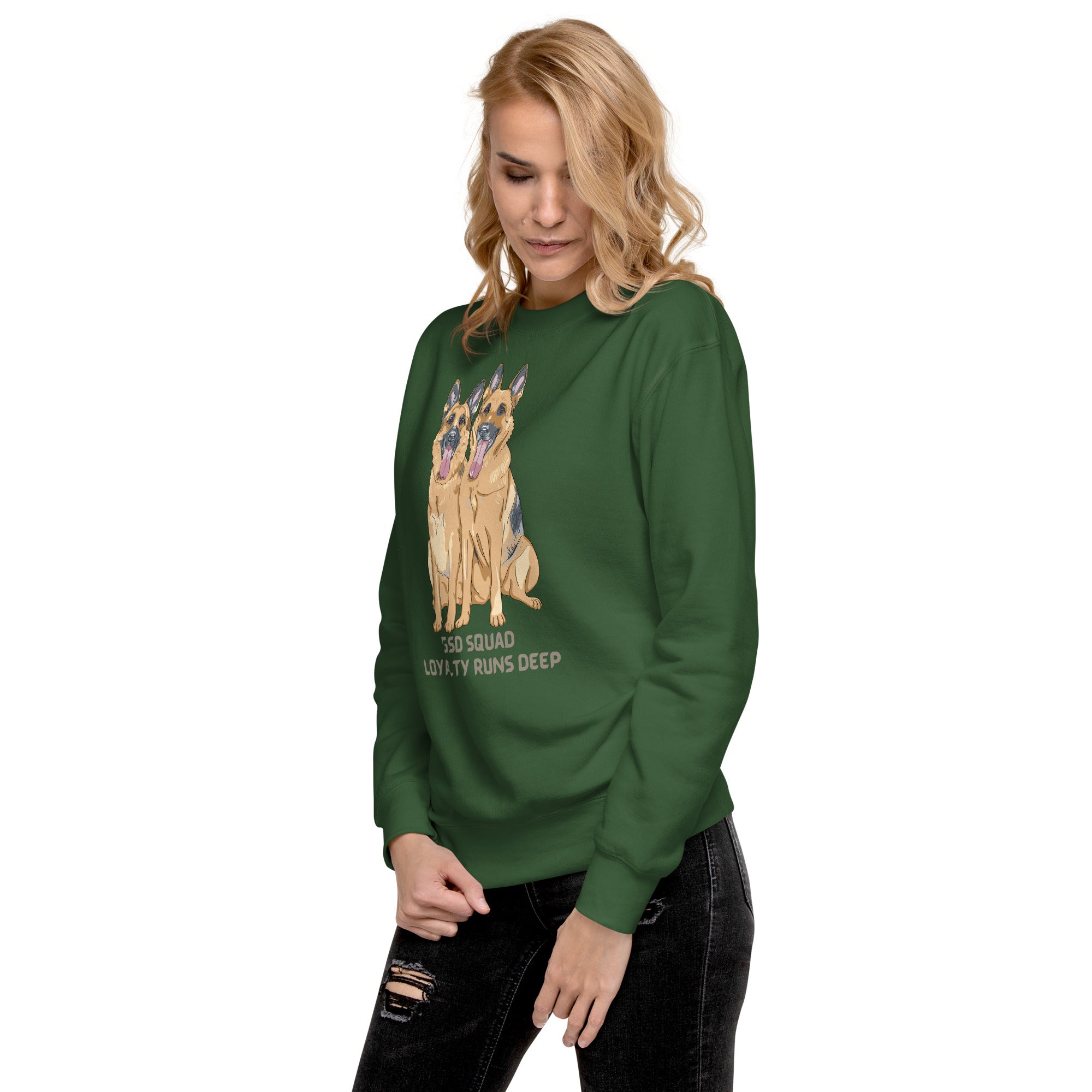 German Shephard Unisex Premium Sweatshirt