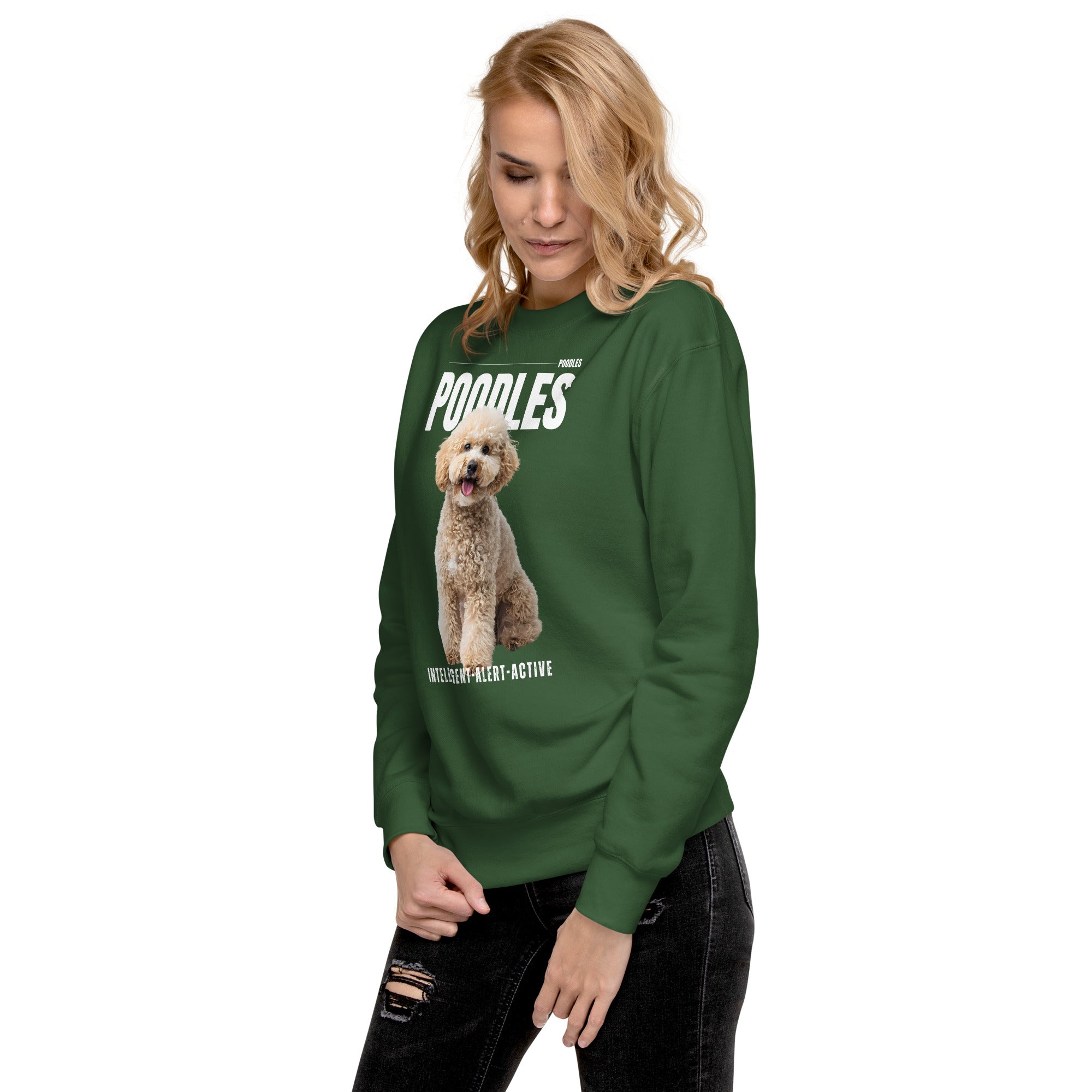 Poodle Unisex Premium Sweatshirt