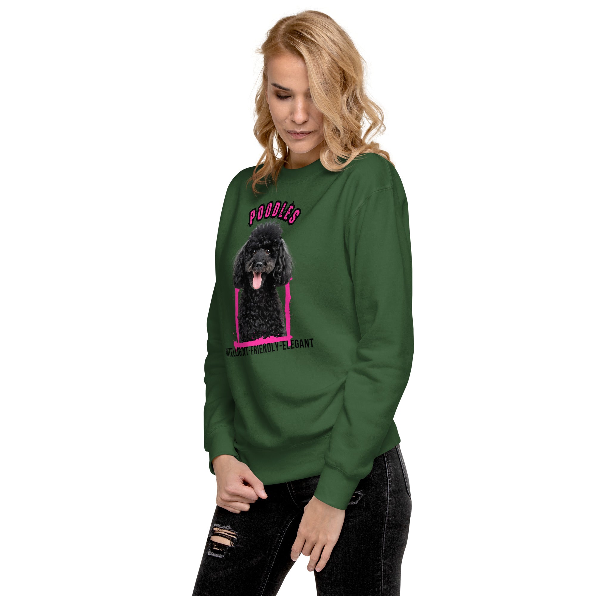 Poodle Unisex Premium Sweatshirt