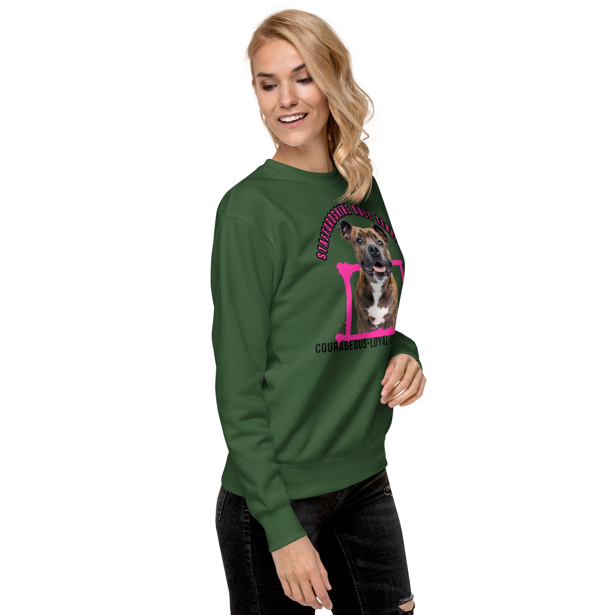 Staffordshire Bull Terrier Unisex Premium Sweatshirt