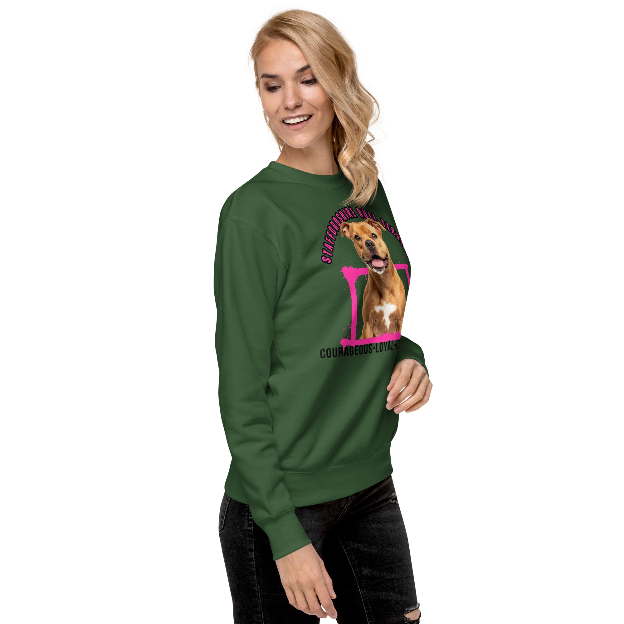 Staffordshire Bull Terrier Unisex Premium Sweatshirt