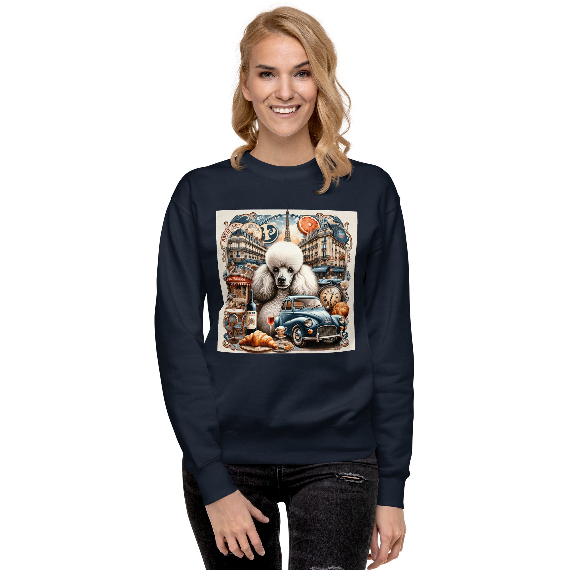 Poodle Unisex Premium Sweatshirt