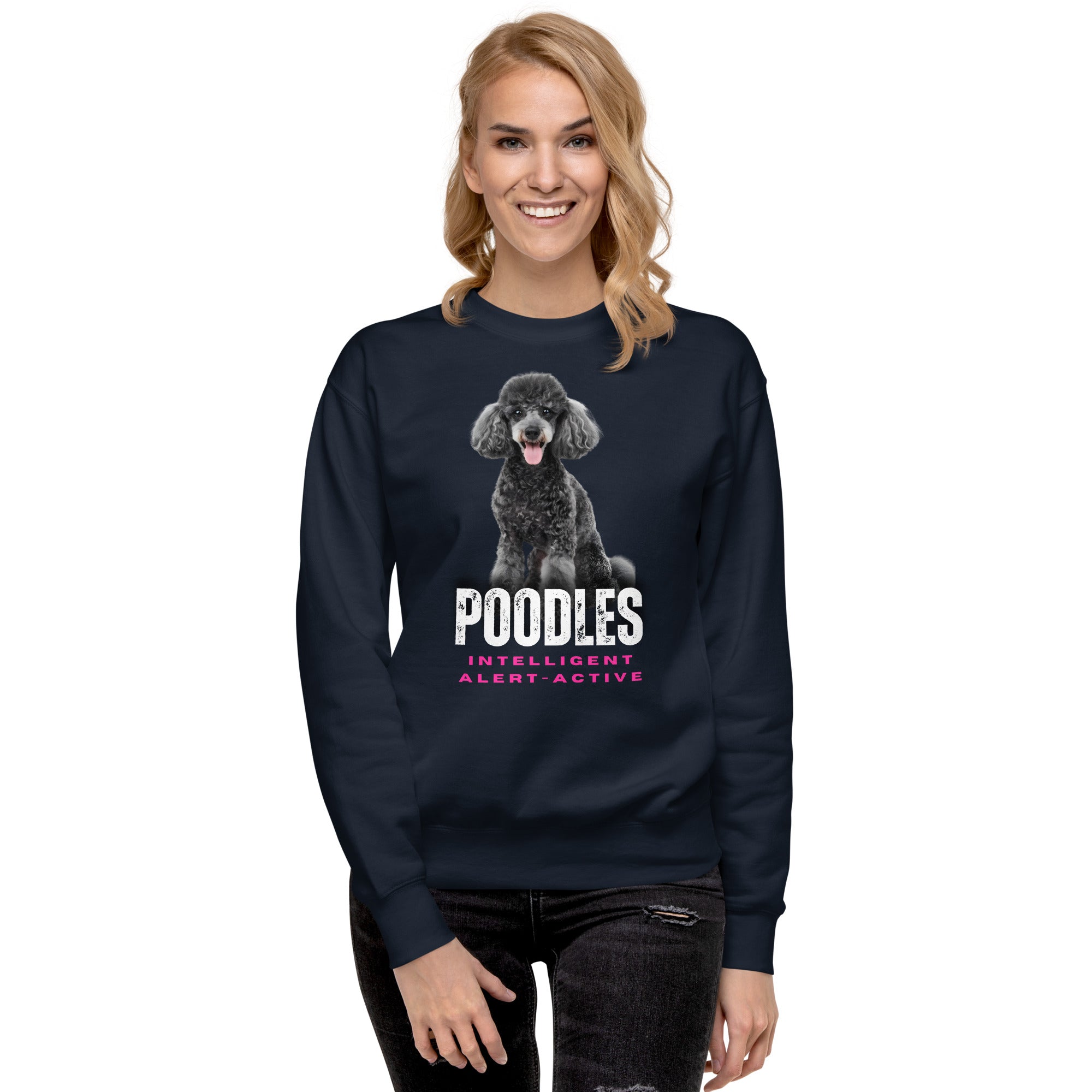 Poodle Unisex Premium Sweatshirt