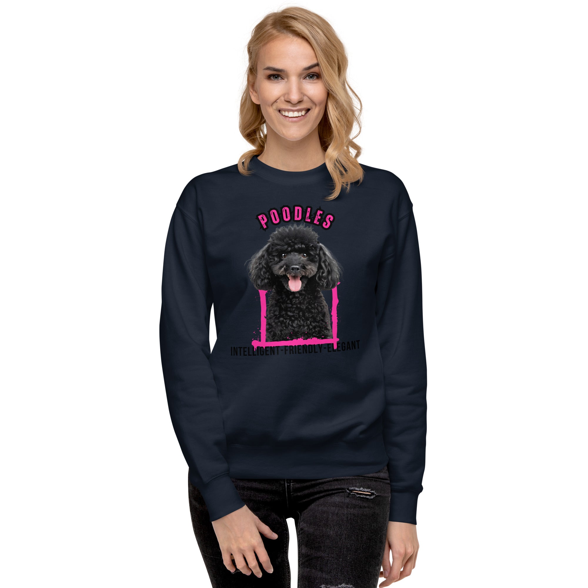 Poodle Unisex Premium Sweatshirt