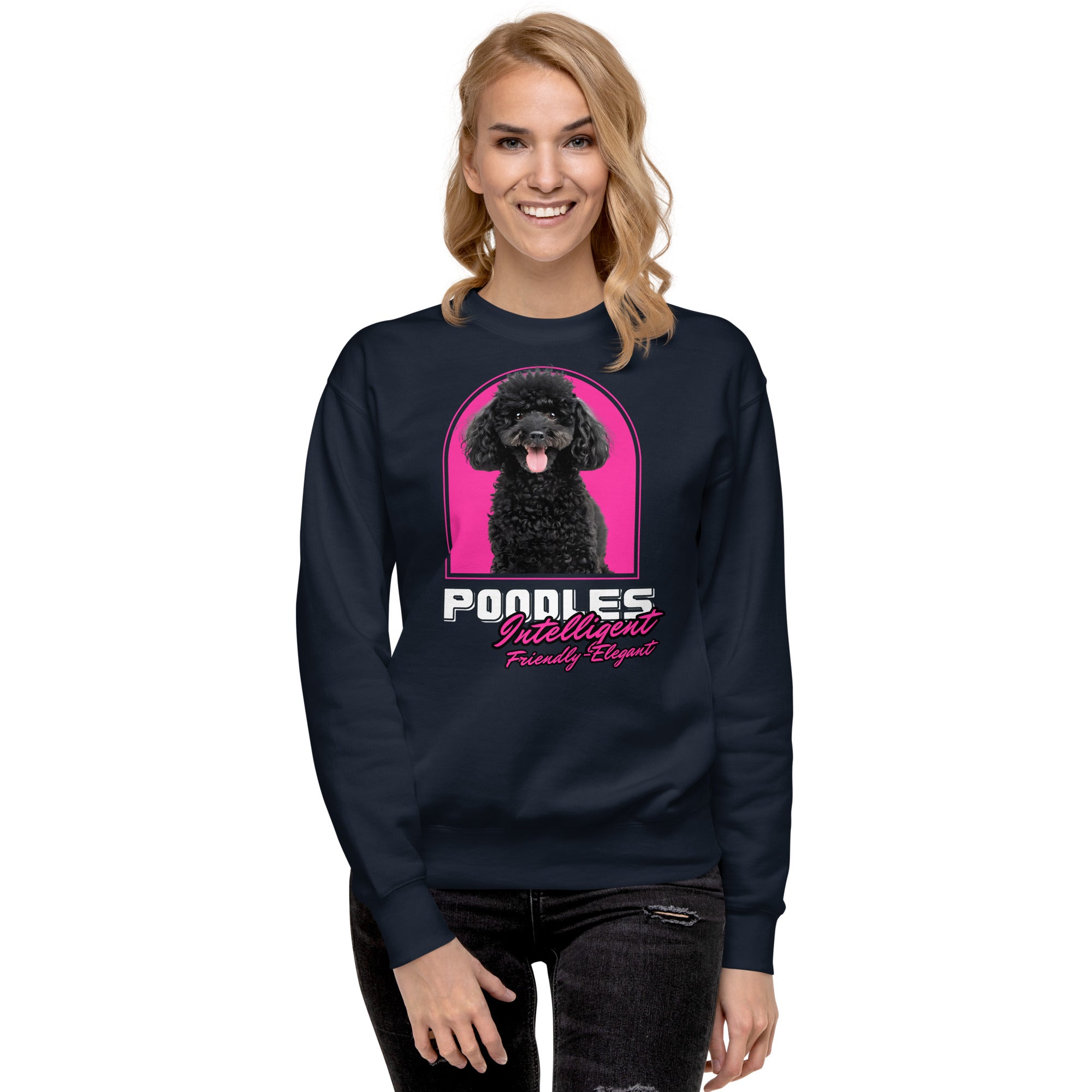 Poodle Unisex Premium Sweatshirt