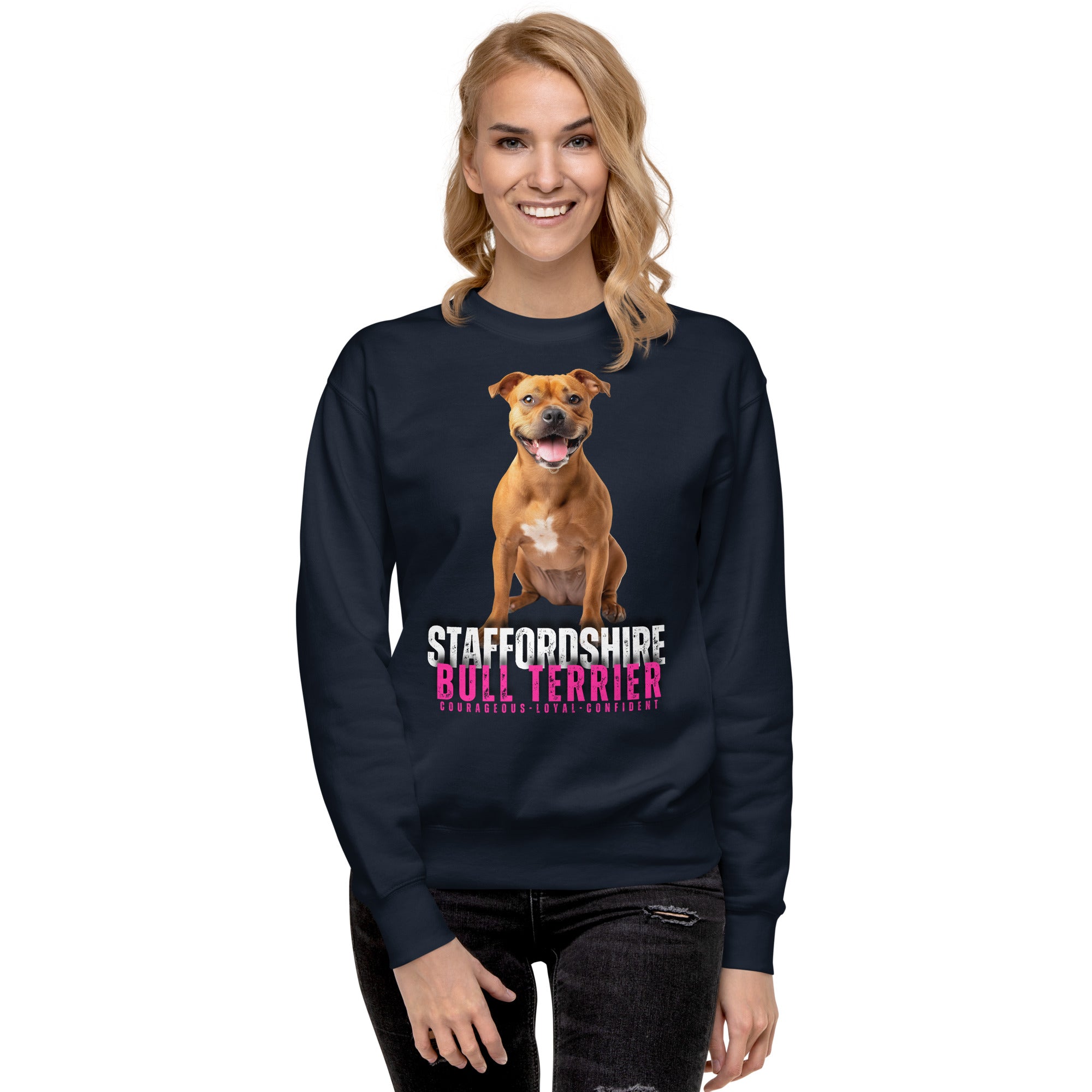 Staffordshire Bull Terrier Unisex Premium Sweatshirt