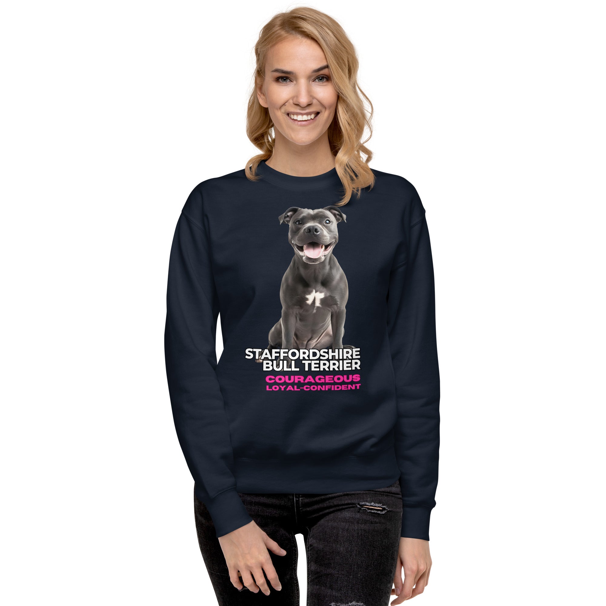 Staffordshire Bull Terrier Unisex Premium Sweatshirt