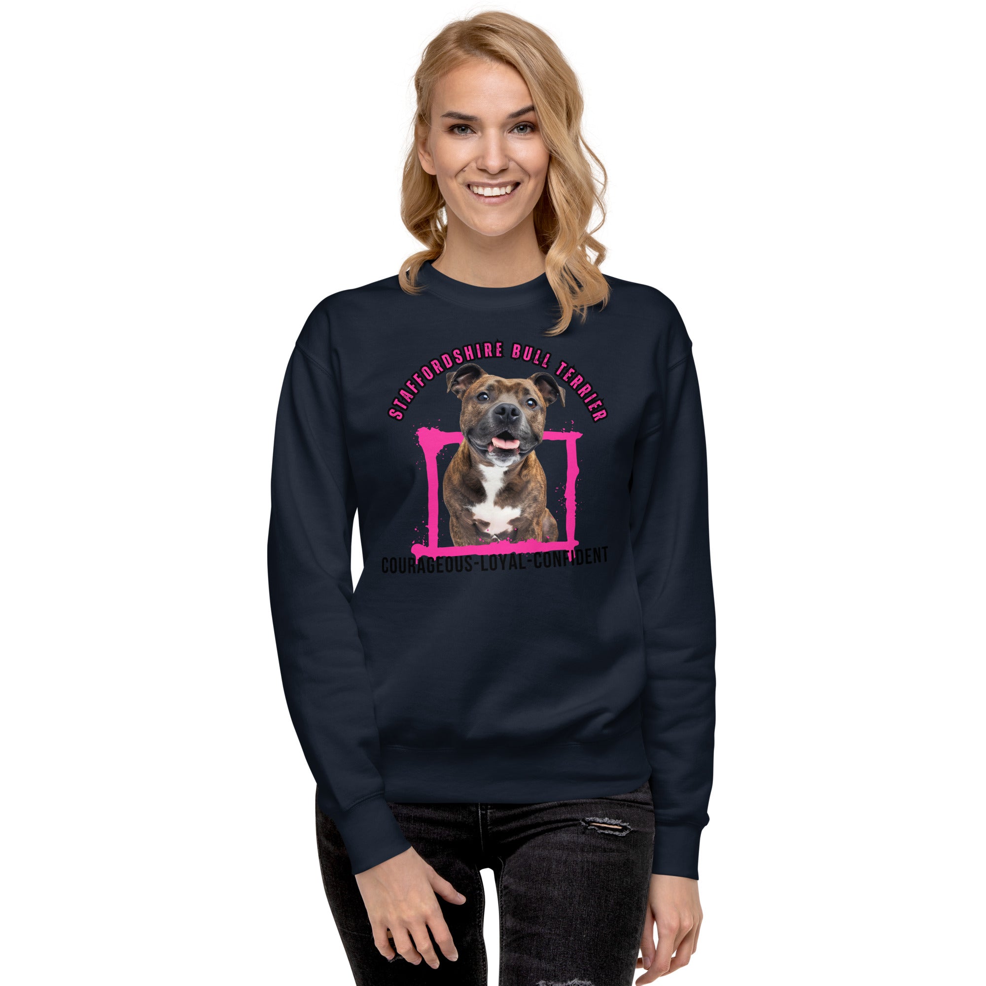 Staffordshire Bull Terrier Unisex Premium Sweatshirt