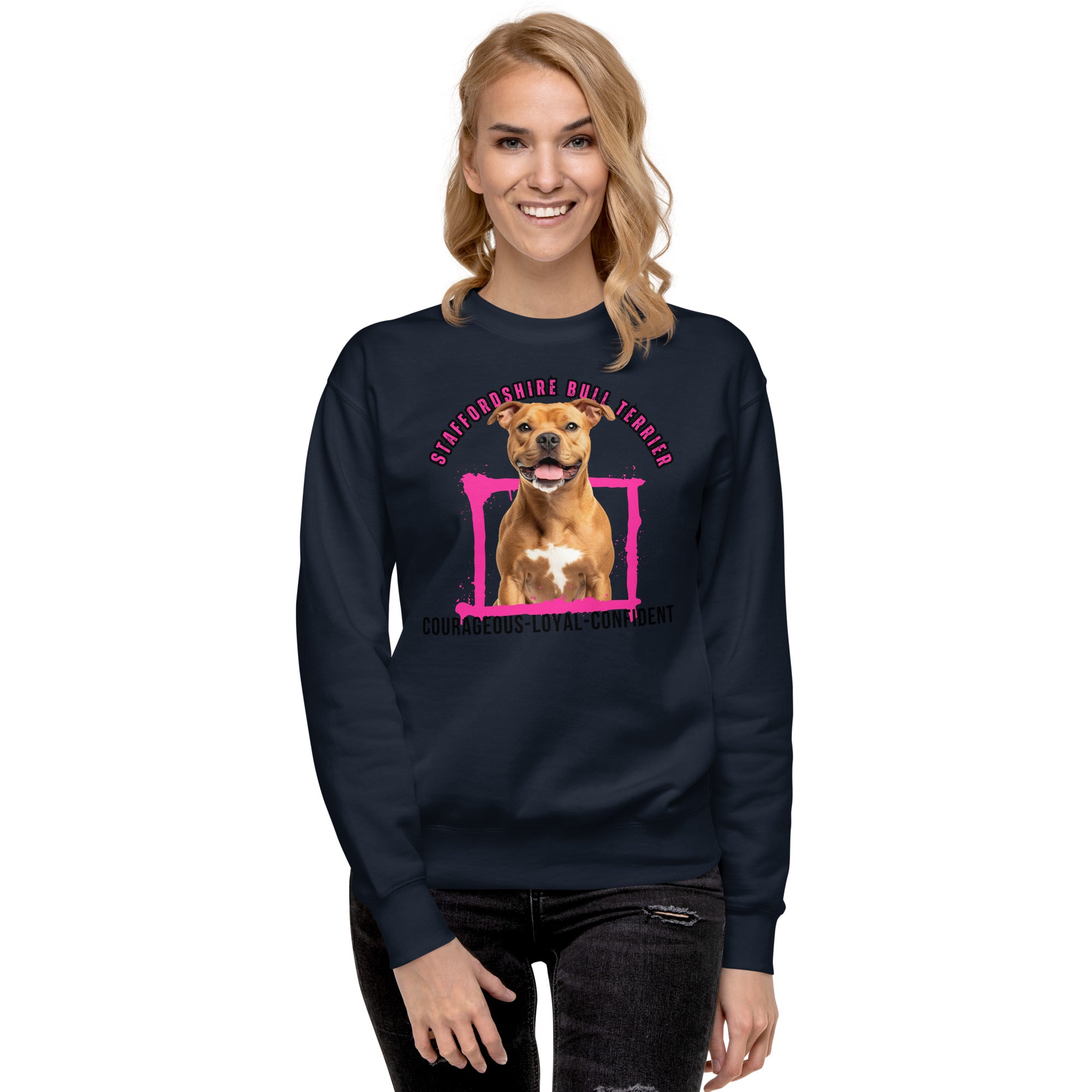 Staffordshire Bull Terrier Unisex Premium Sweatshirt