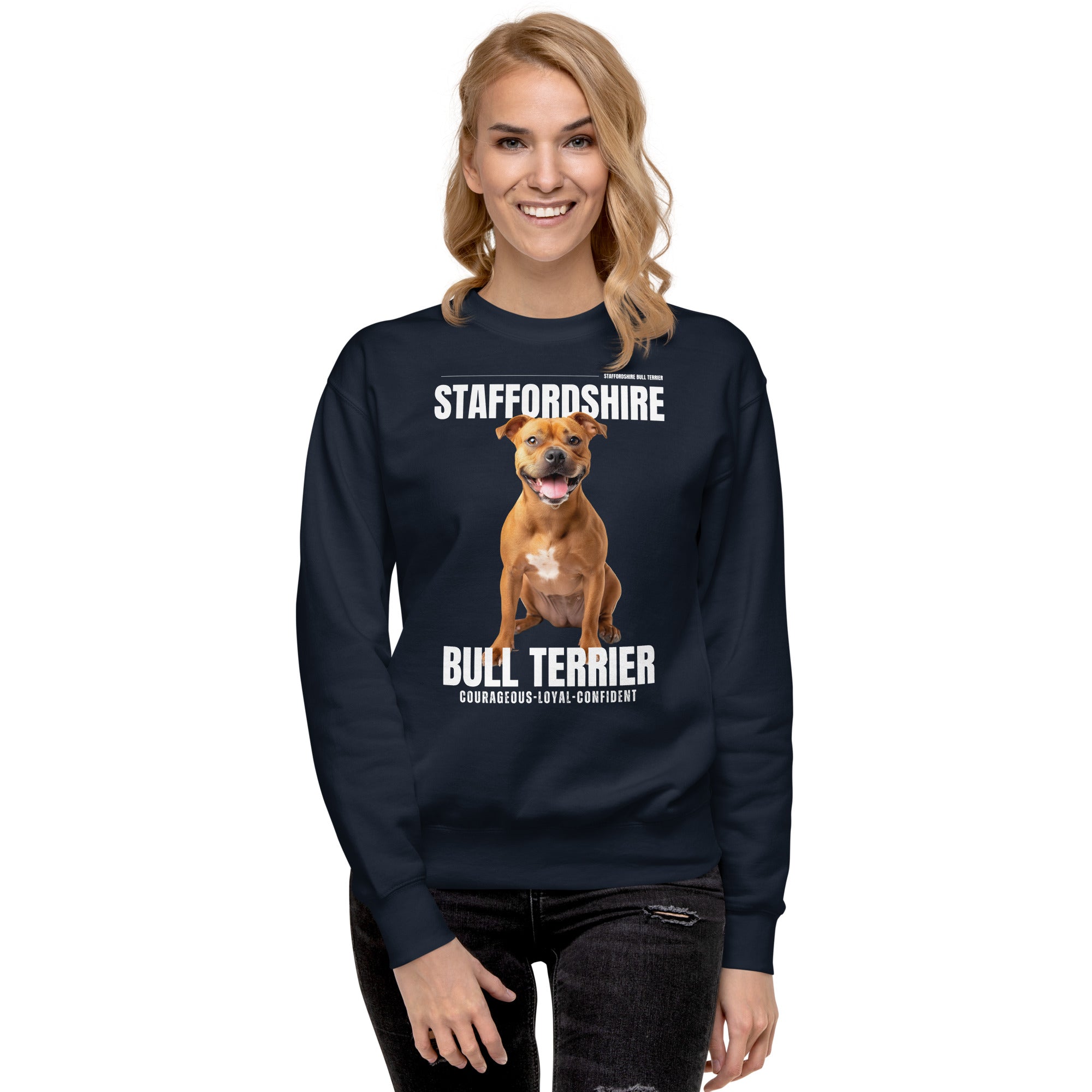 Staffordshire Bull Terrier Unisex Premium Sweatshirt