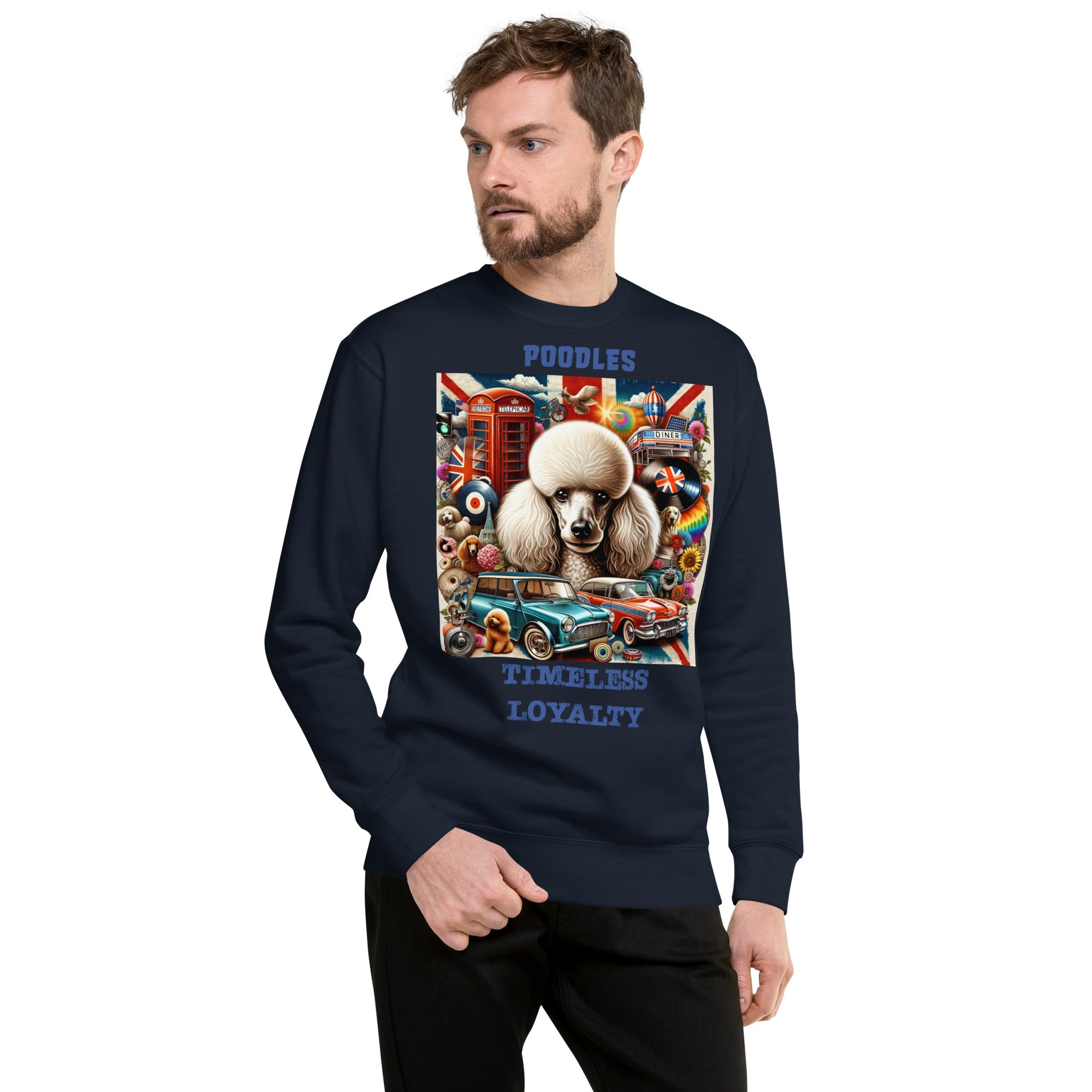 Poodle Unisex Premium Sweatshirt