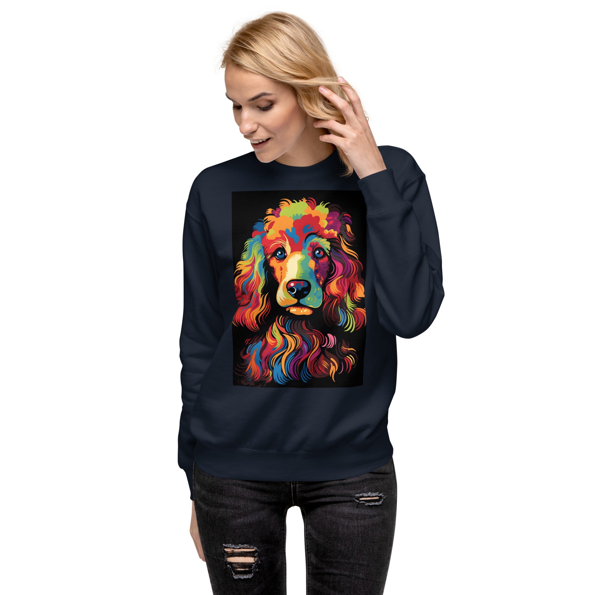 Poodle Unisex Premium Sweatshirt