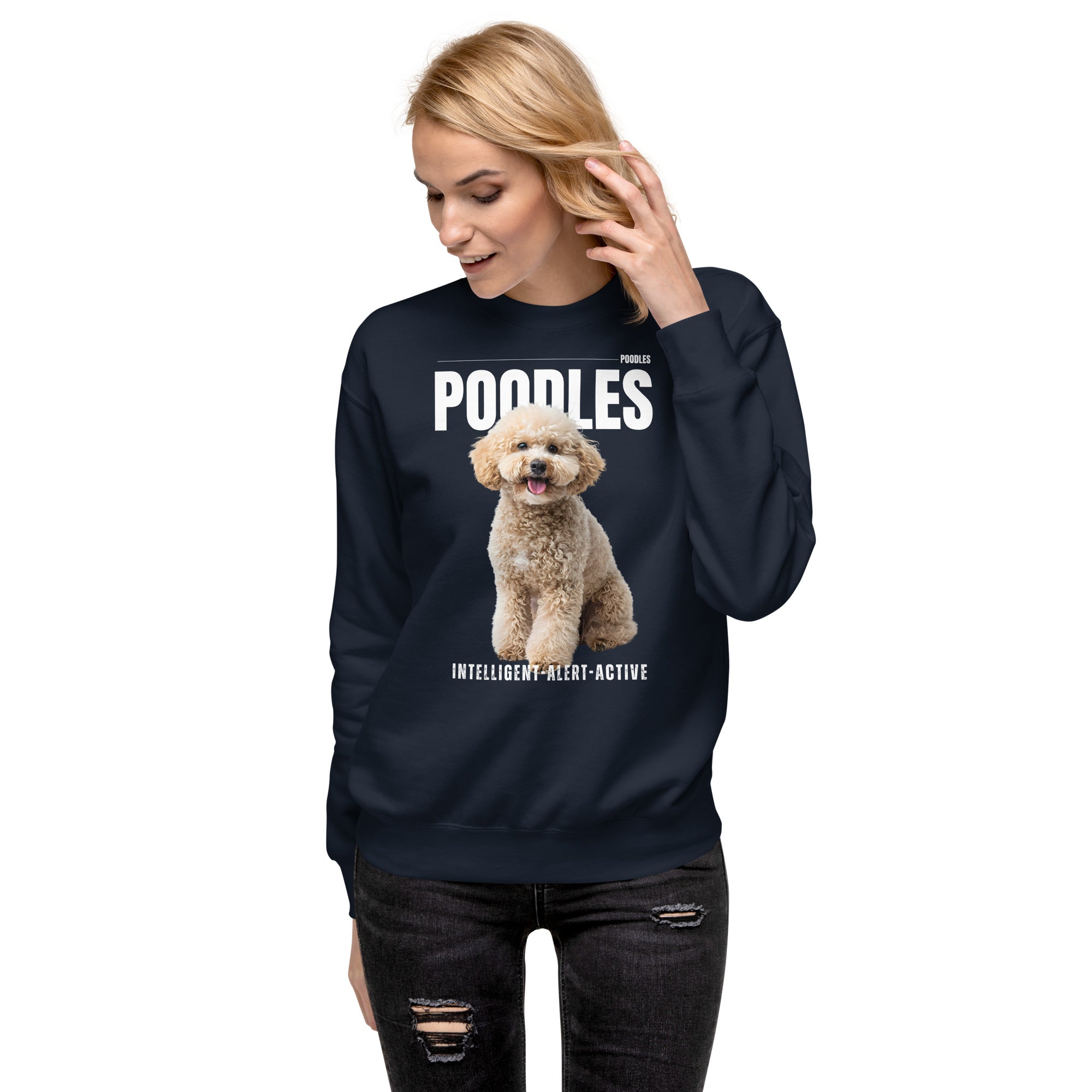 Poodle Unisex Premium Sweatshirt