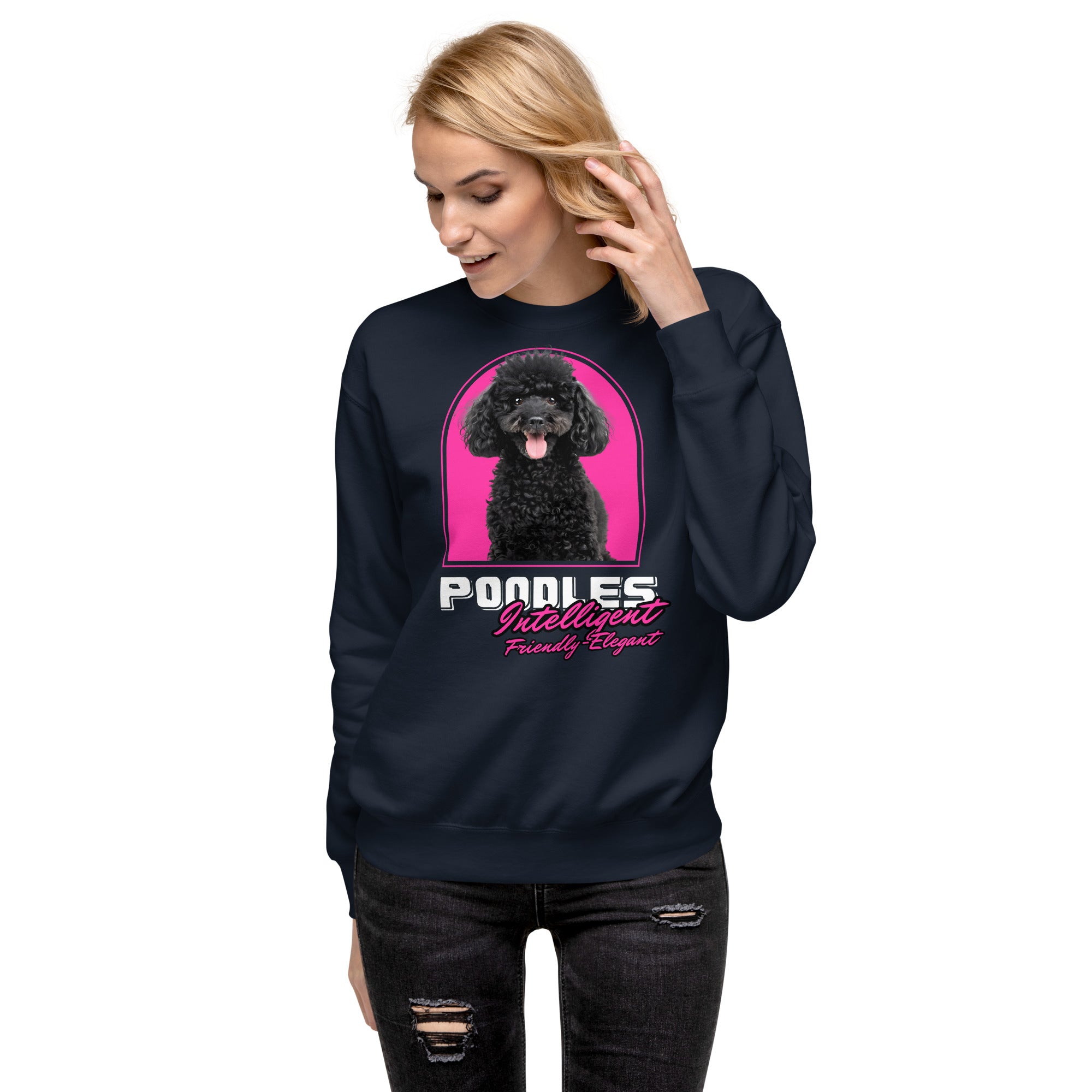 Poodle Unisex Premium Sweatshirt