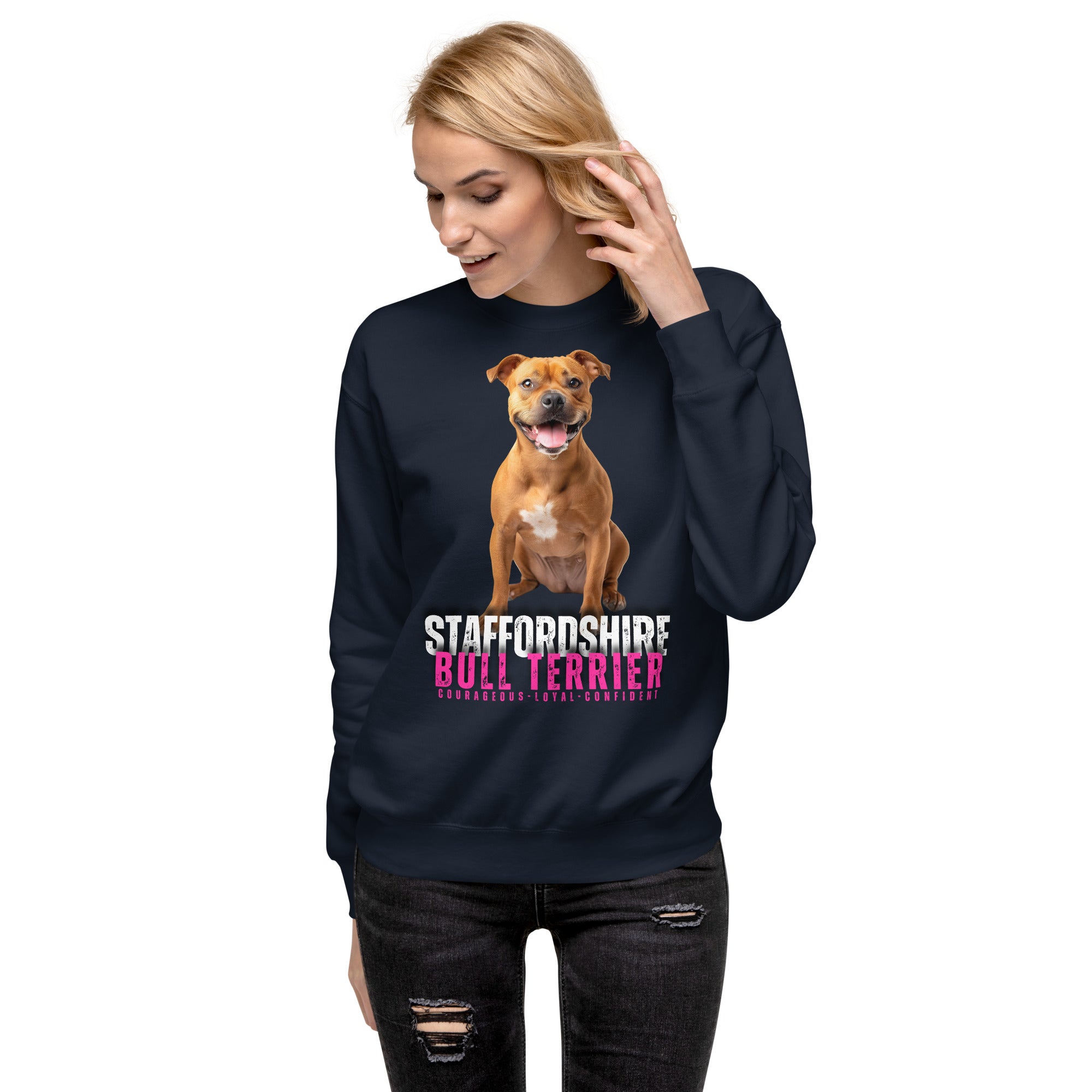 Staffordshire Bull Terrier Unisex Premium Sweatshirt