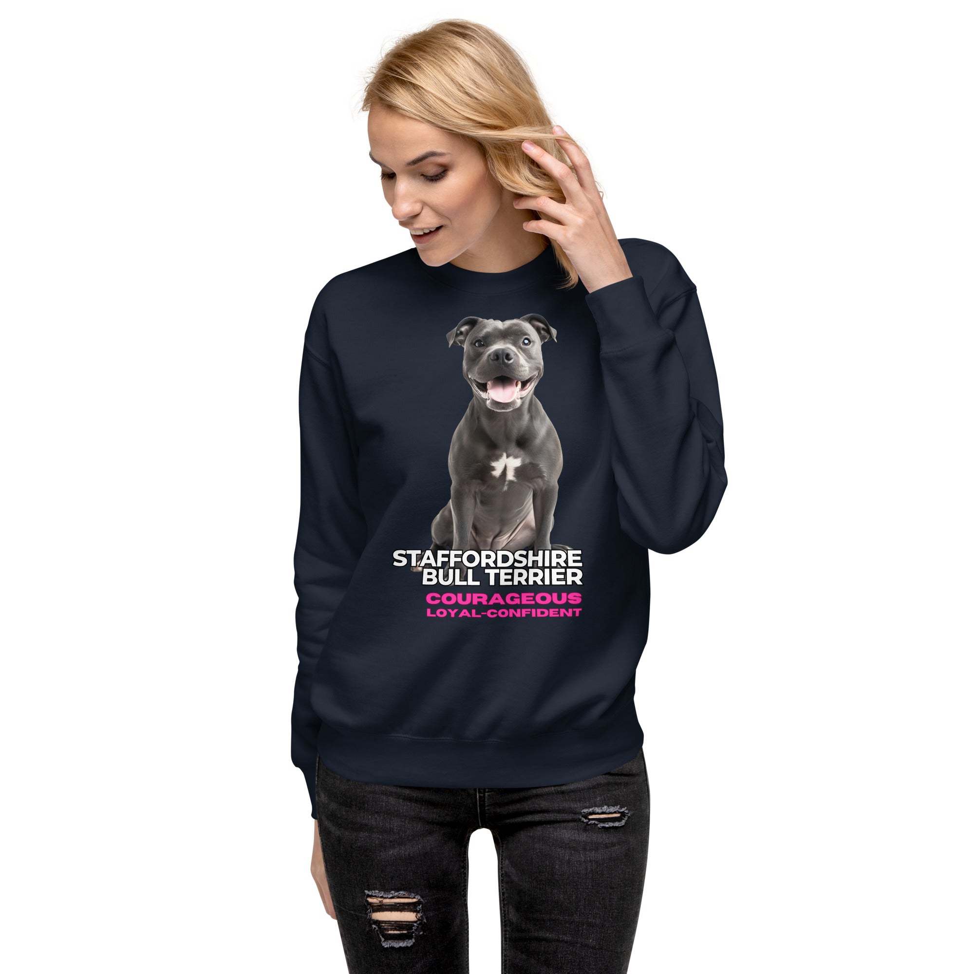 Staffordshire Bull Terrier Unisex Premium Sweatshirt