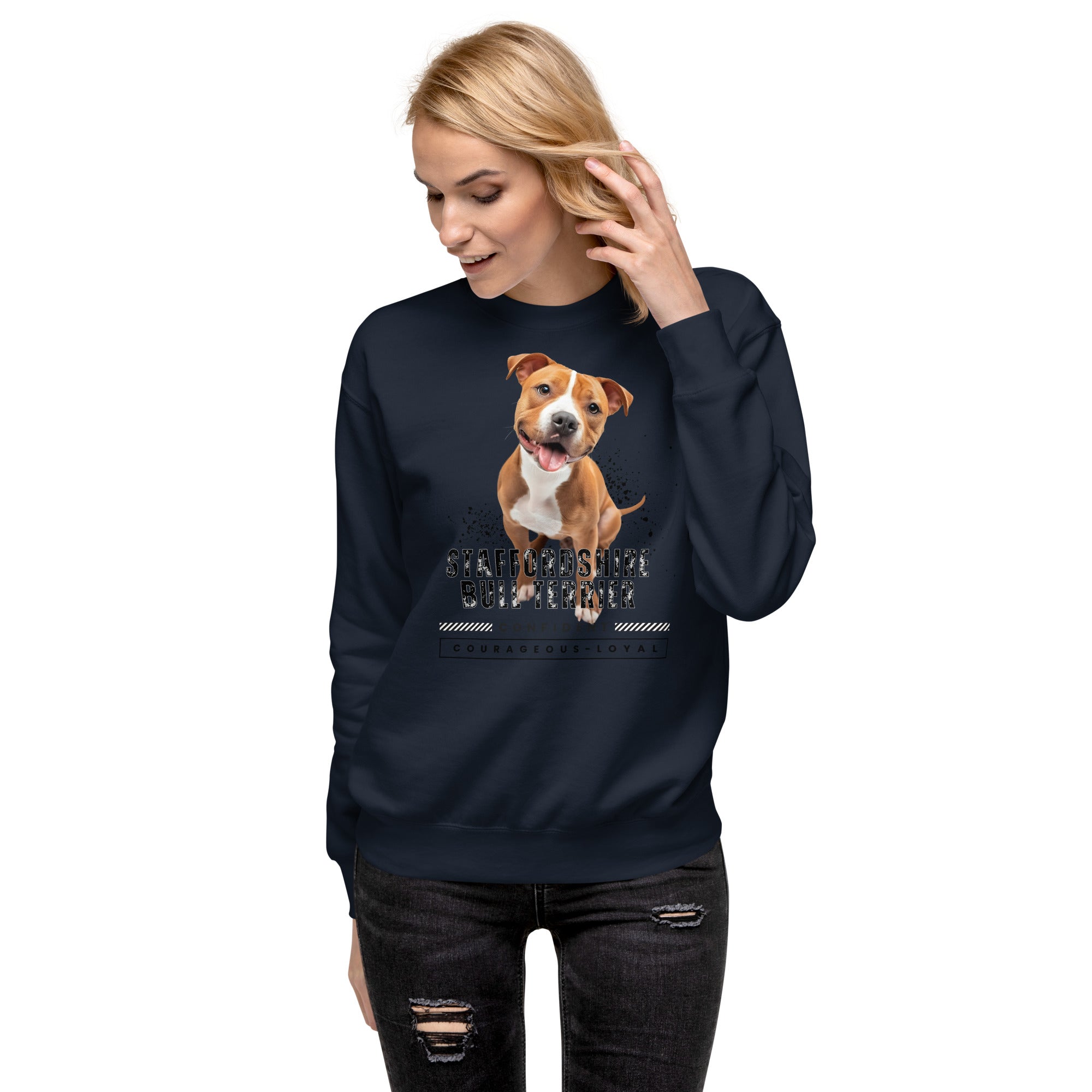 Staffordshire Bull Terrier Unisex Premium Sweatshirt