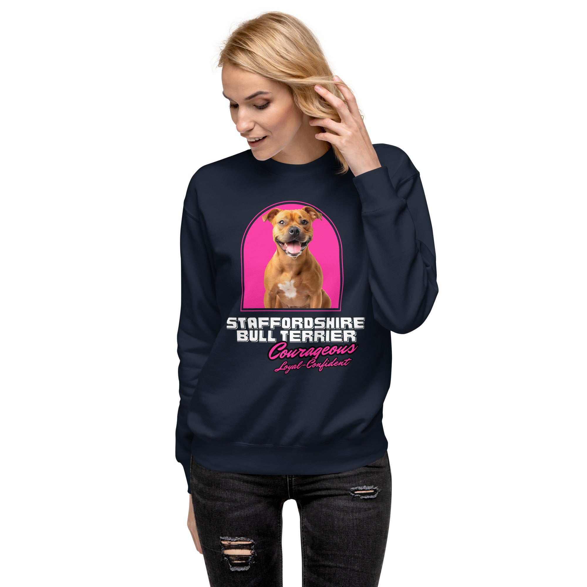 Staffordshire Bull Terrier Unisex Premium Sweatshirt