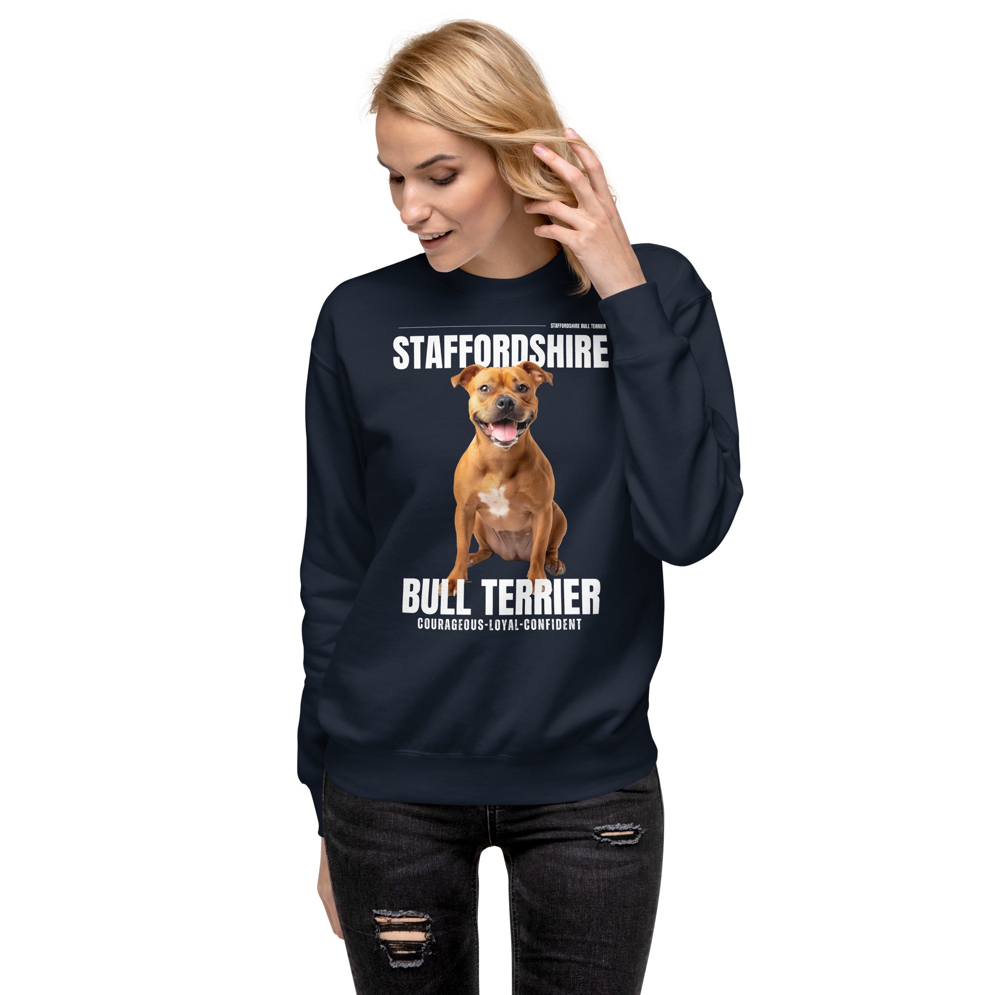 Staffordshire Bull Terrier Unisex Premium Sweatshirt