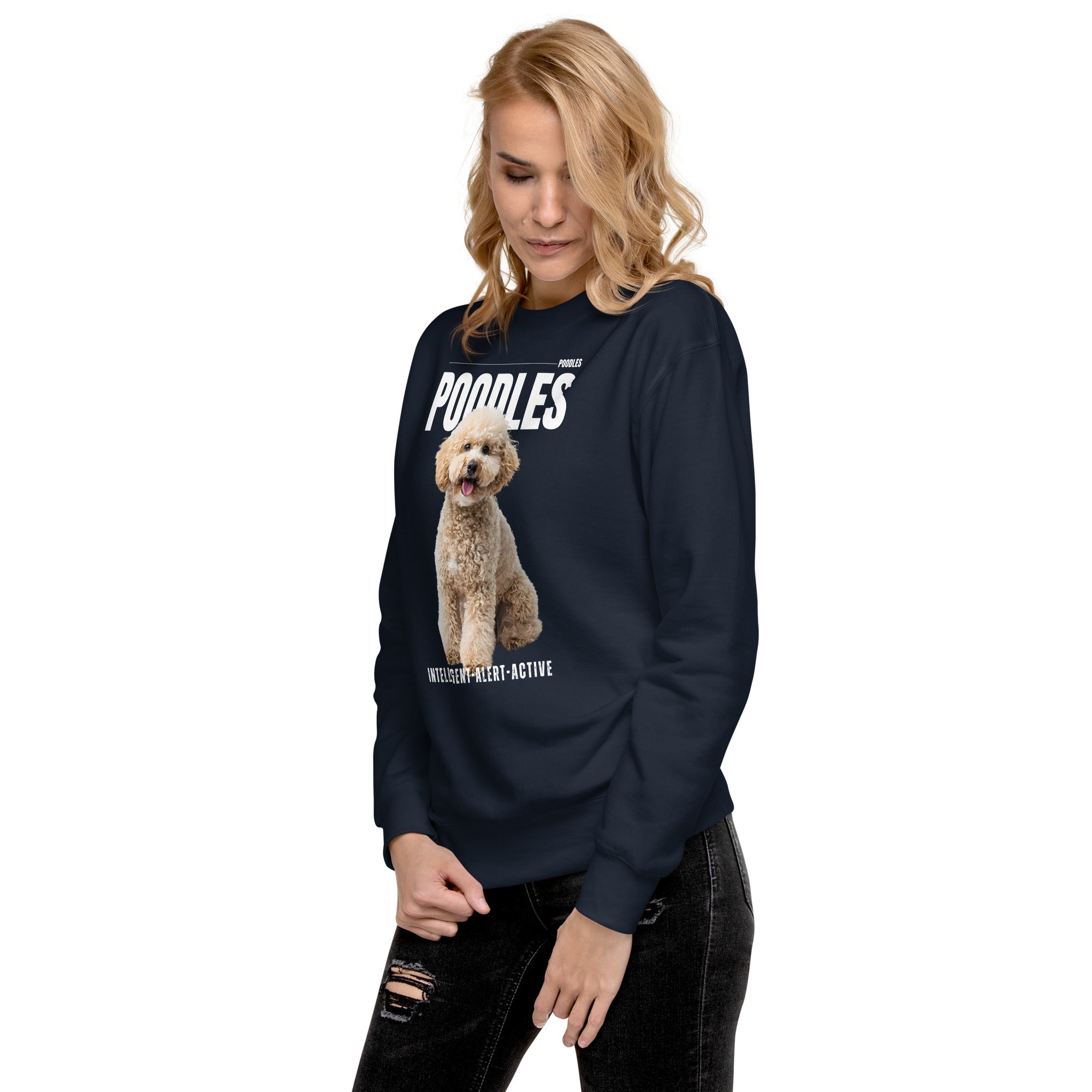 Poodle Unisex Premium Sweatshirt