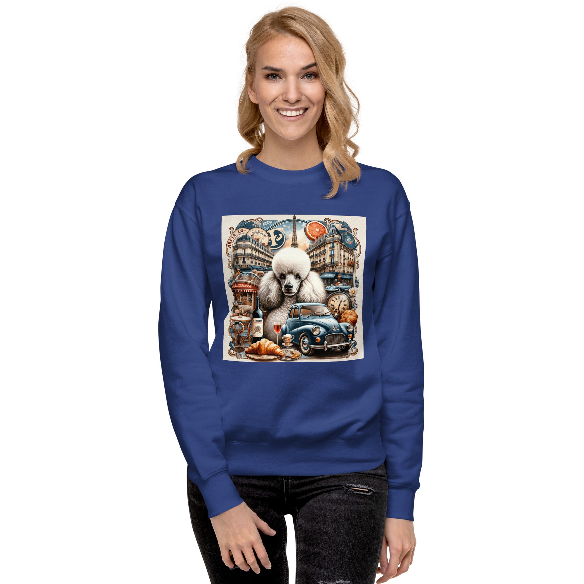 Poodle Unisex Premium Sweatshirt