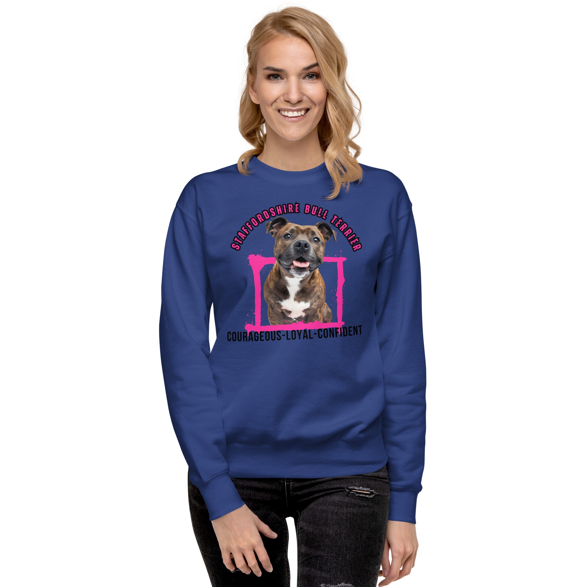 Staffordshire Bull Terrier Unisex Premium Sweatshirt